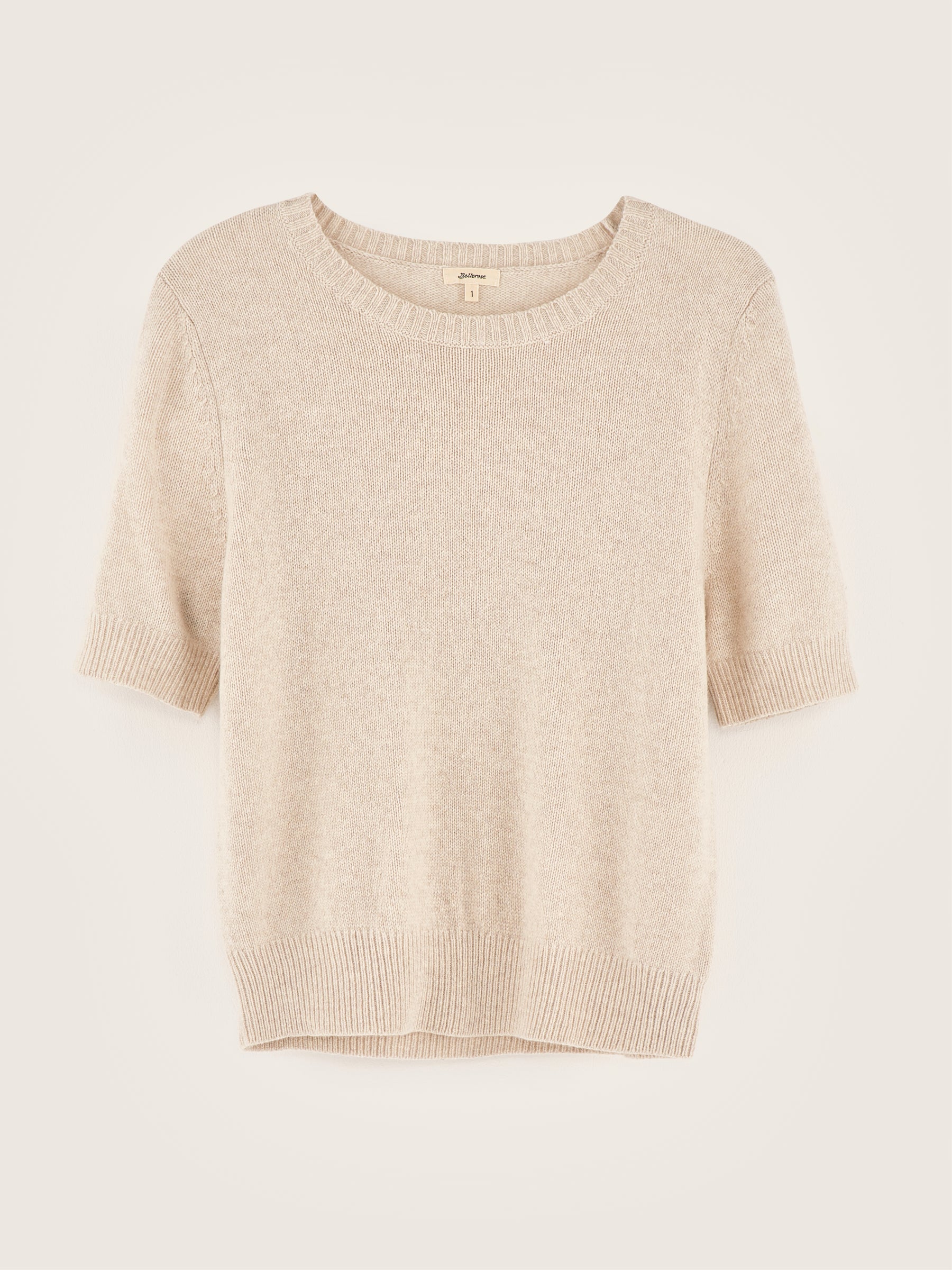 Giwco short-sleeve sweater (242 / W / SUGARCANE)