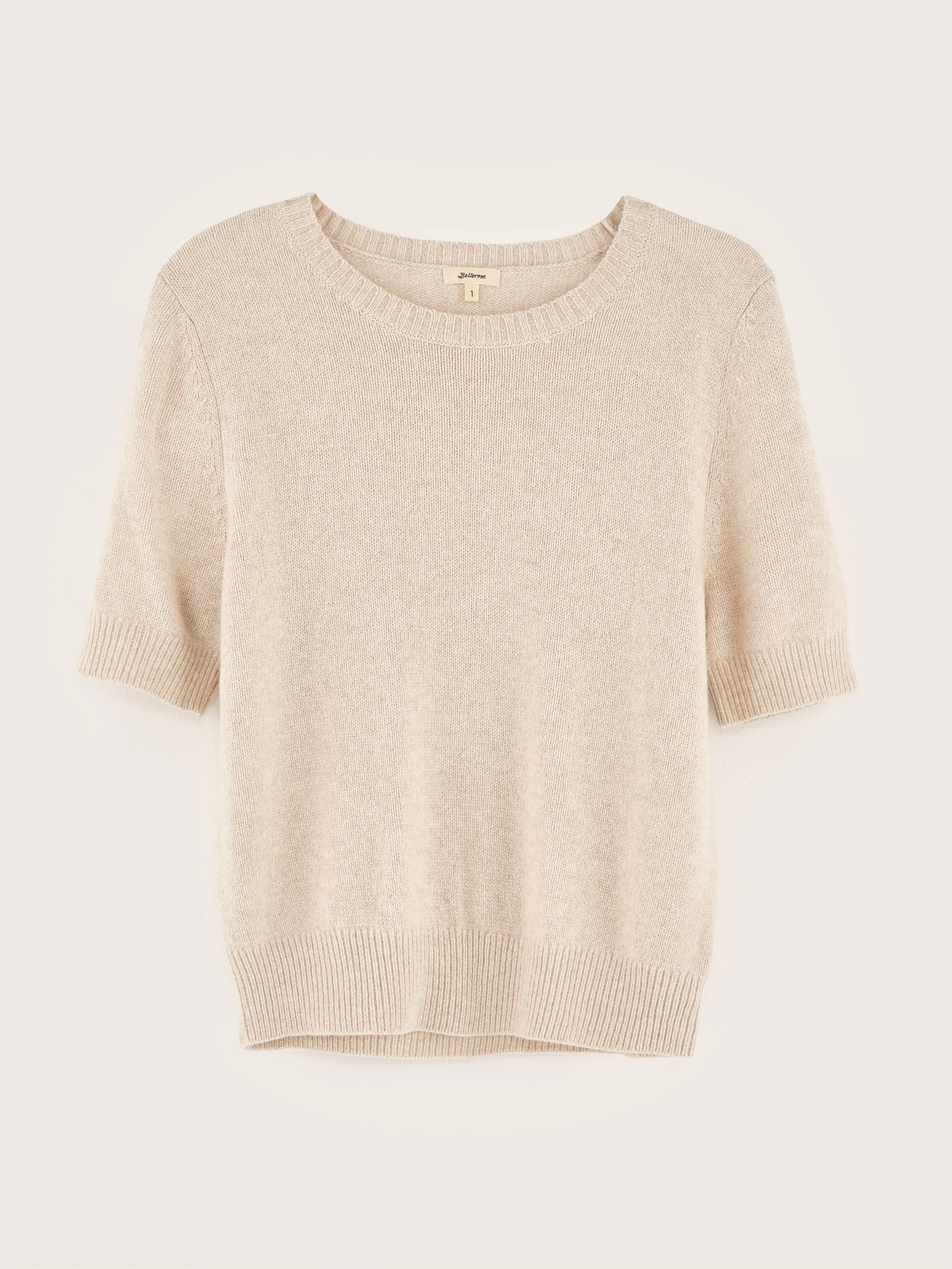 Giwco short-sleeve sweater (242 / W / SUGARCANE)