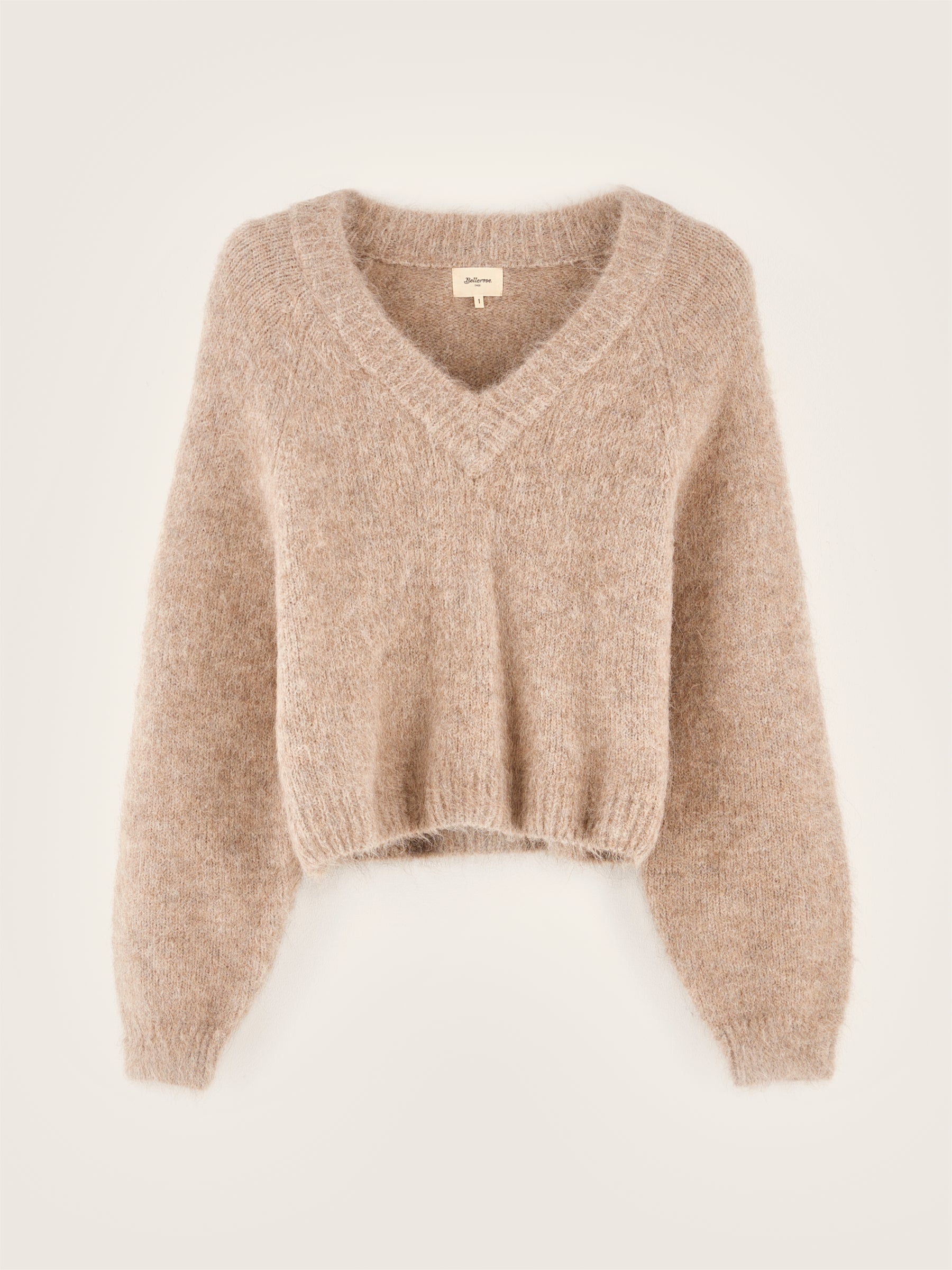 Pull cropped Daruz (242 / W / BEIGE MELANGE)