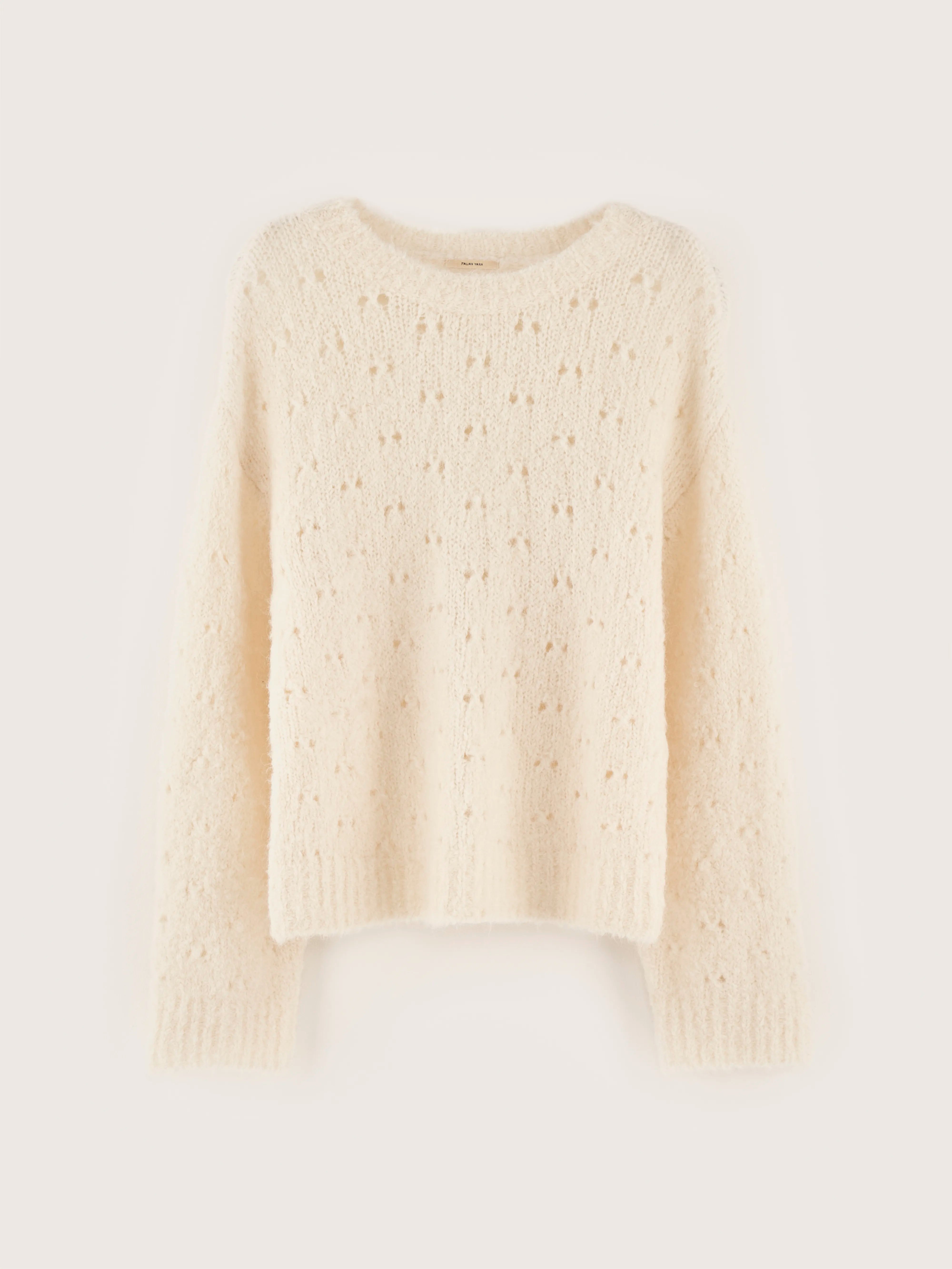 Abot classic sweater (242 / W / OFF WHITE)