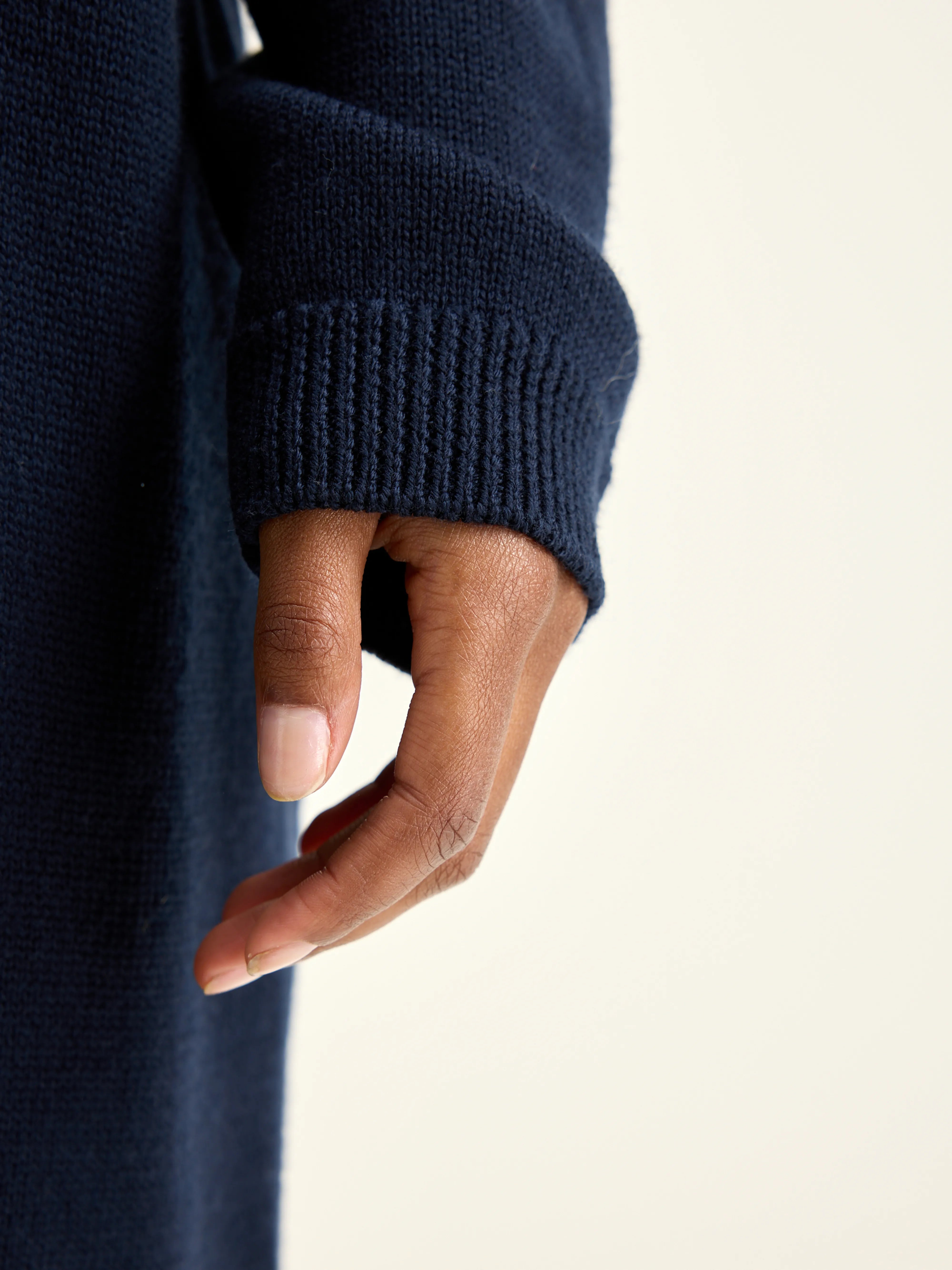Sens Gebreide Jurk - Navy Voor Dames | Bellerose
