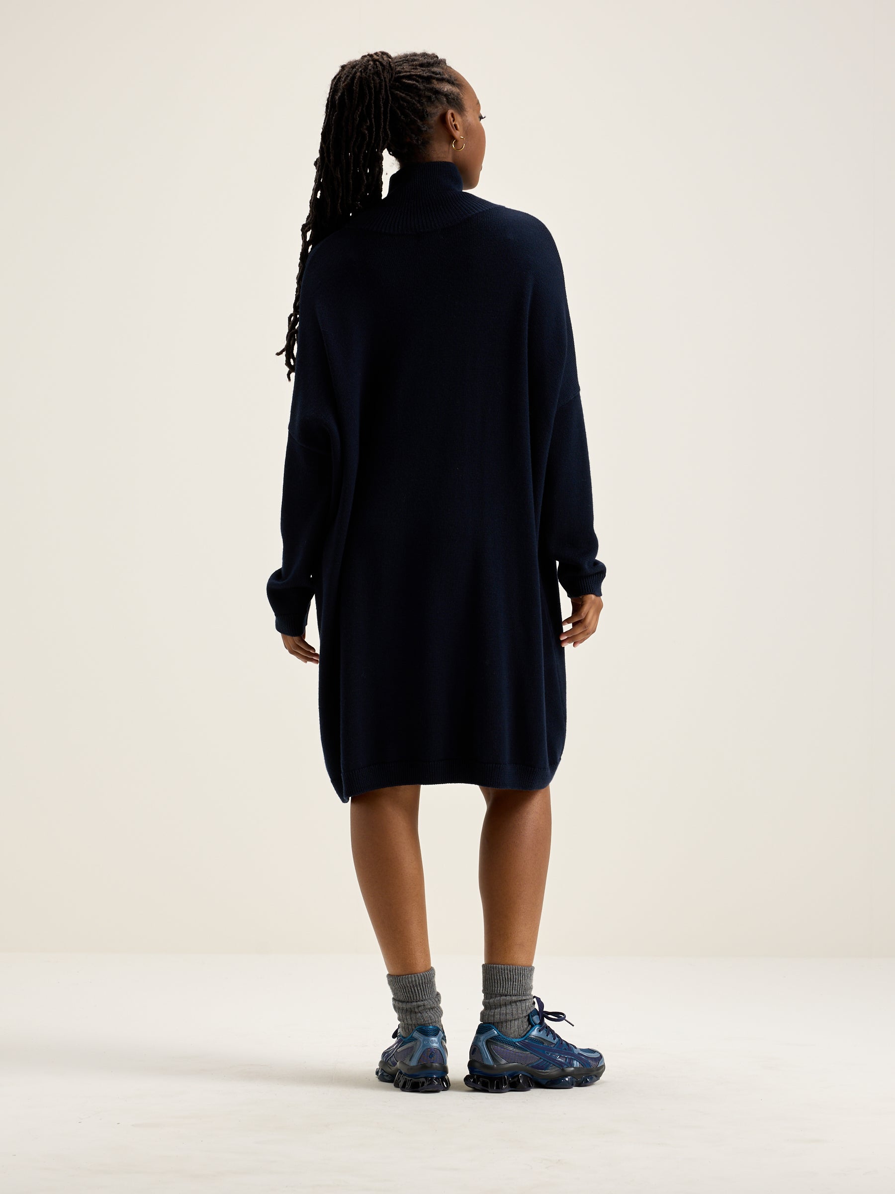 Sens Knit Dress - Navy For Women | Bellerose