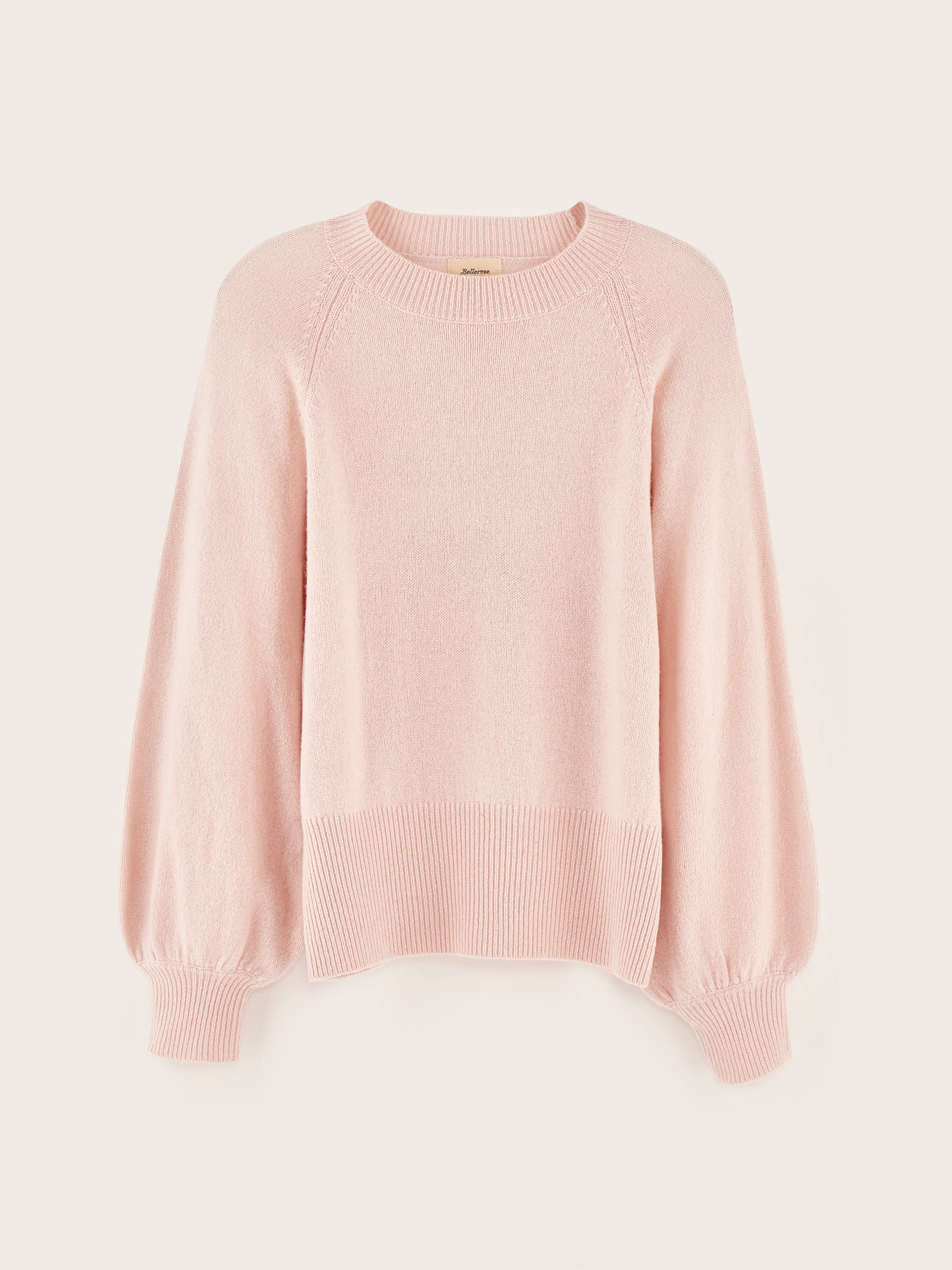 Pull col rond Ganto (242 / W / LIGHT ROSE)