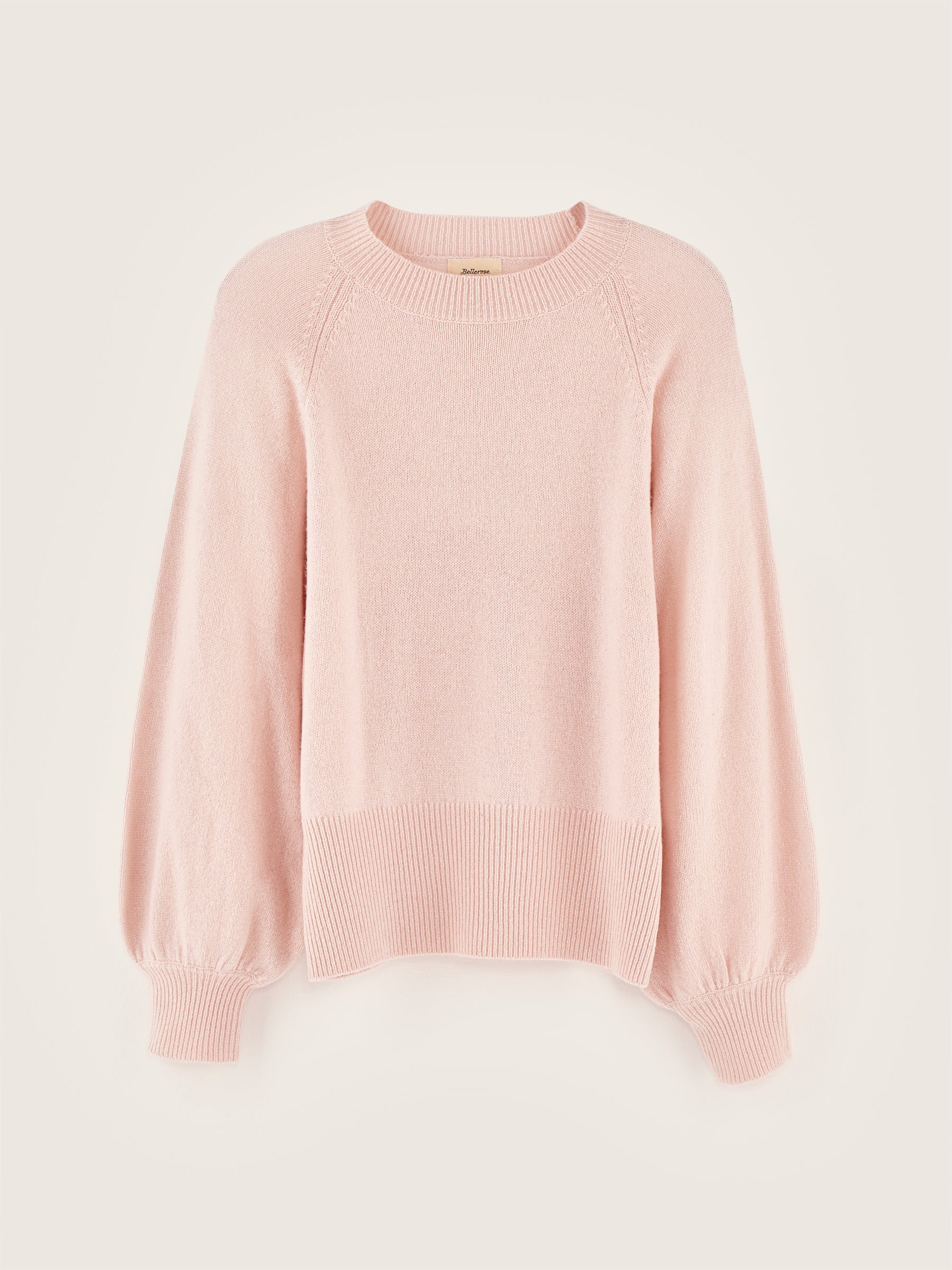 Pull col rond Ganto (242 / W / LIGHT ROSE)