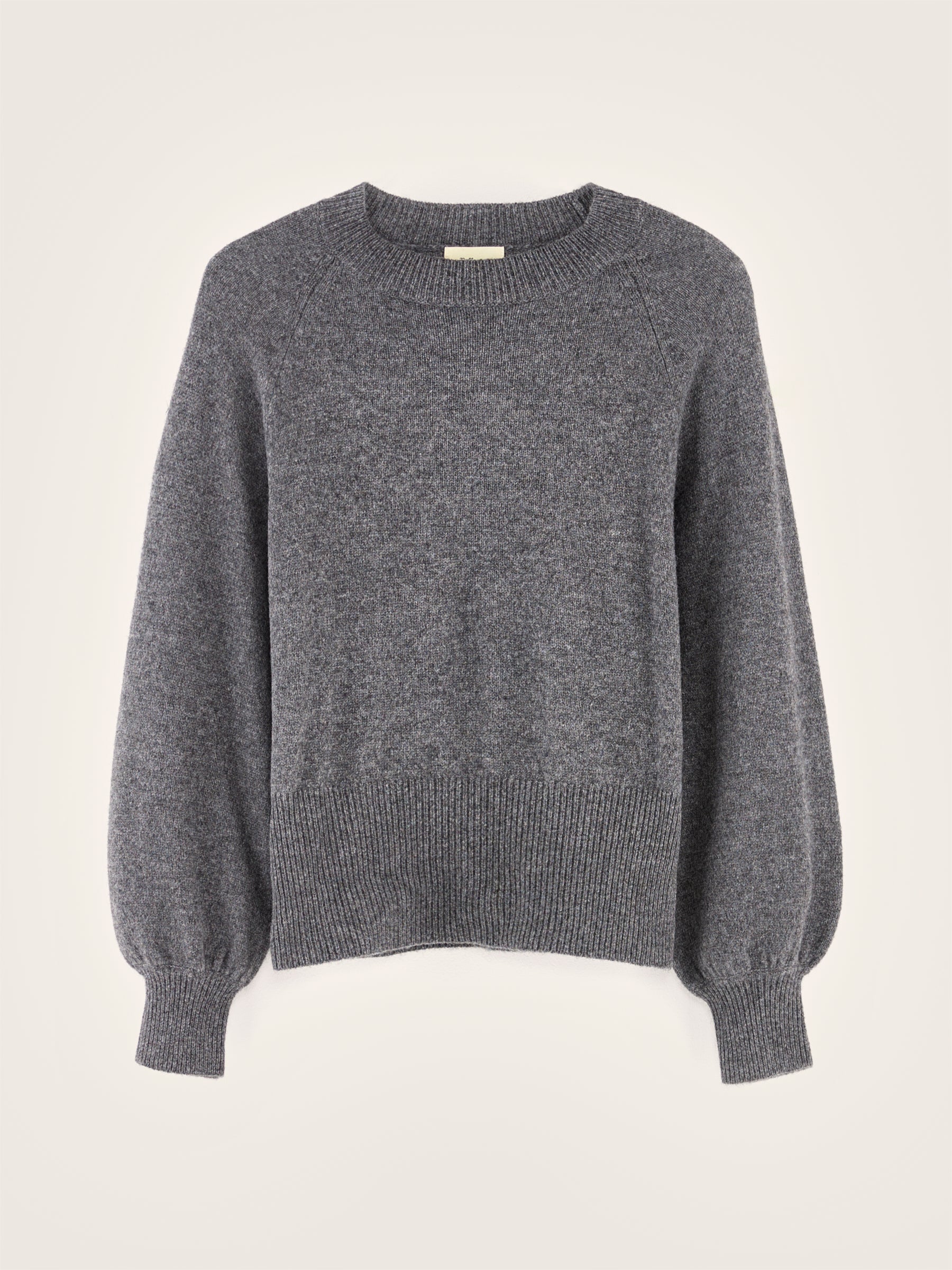 Pull col rond Ganto (242 / W / MID GREY)