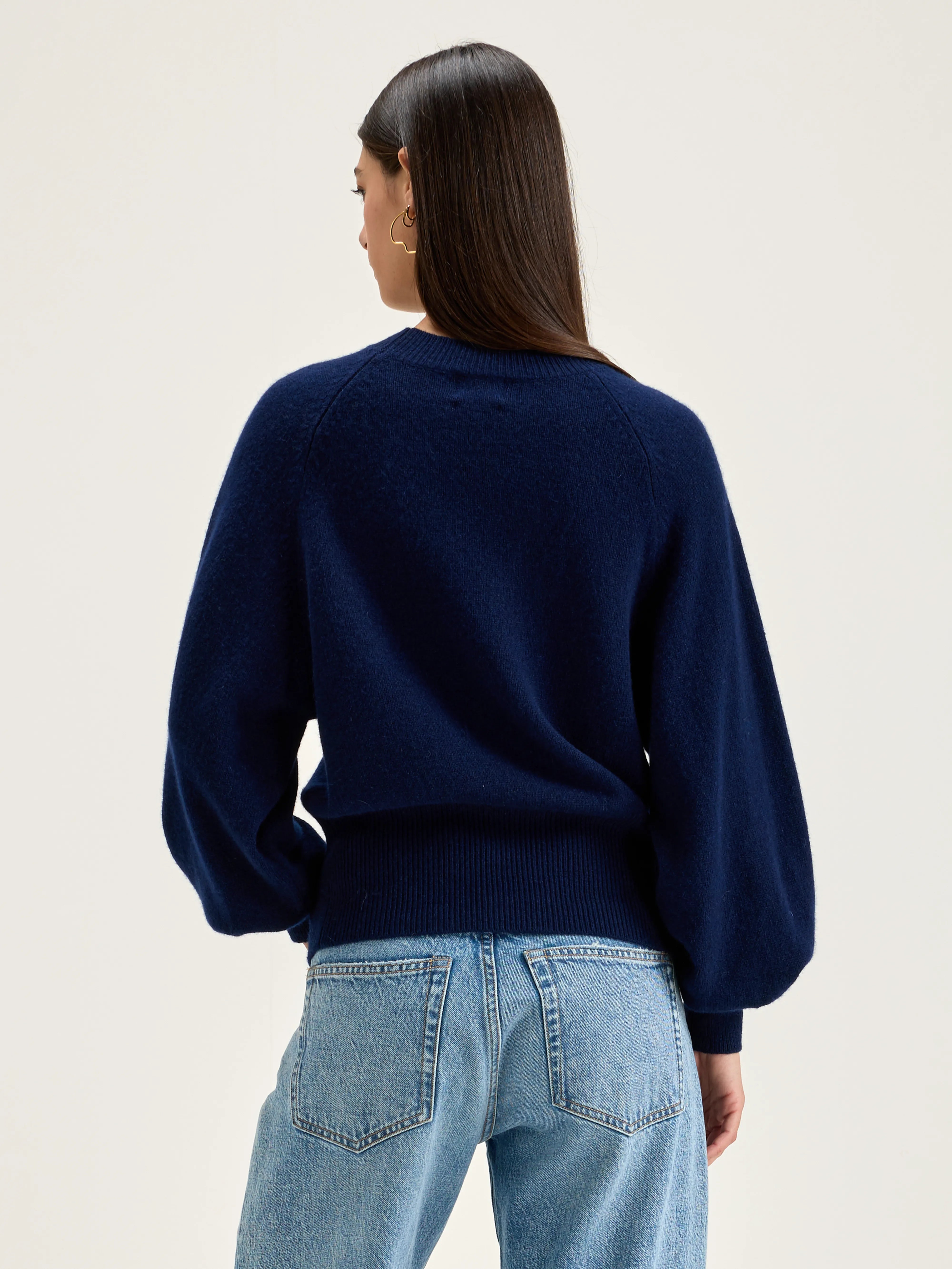 Ganto Crew-neck Sweater - Naval For Women | Bellerose