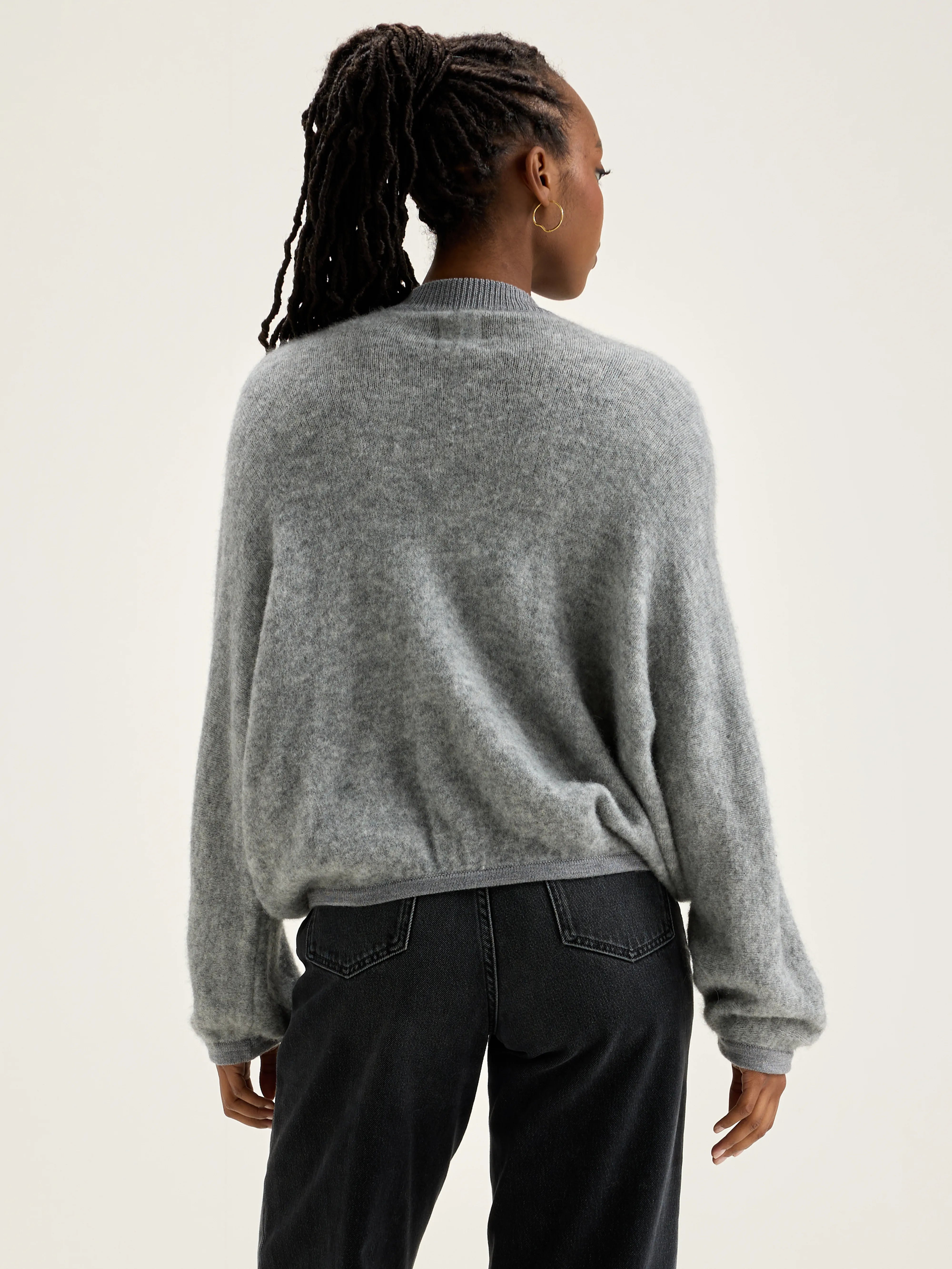 Cardigan Zippé Asedi - Heather grey Pour Femme | Bellerose