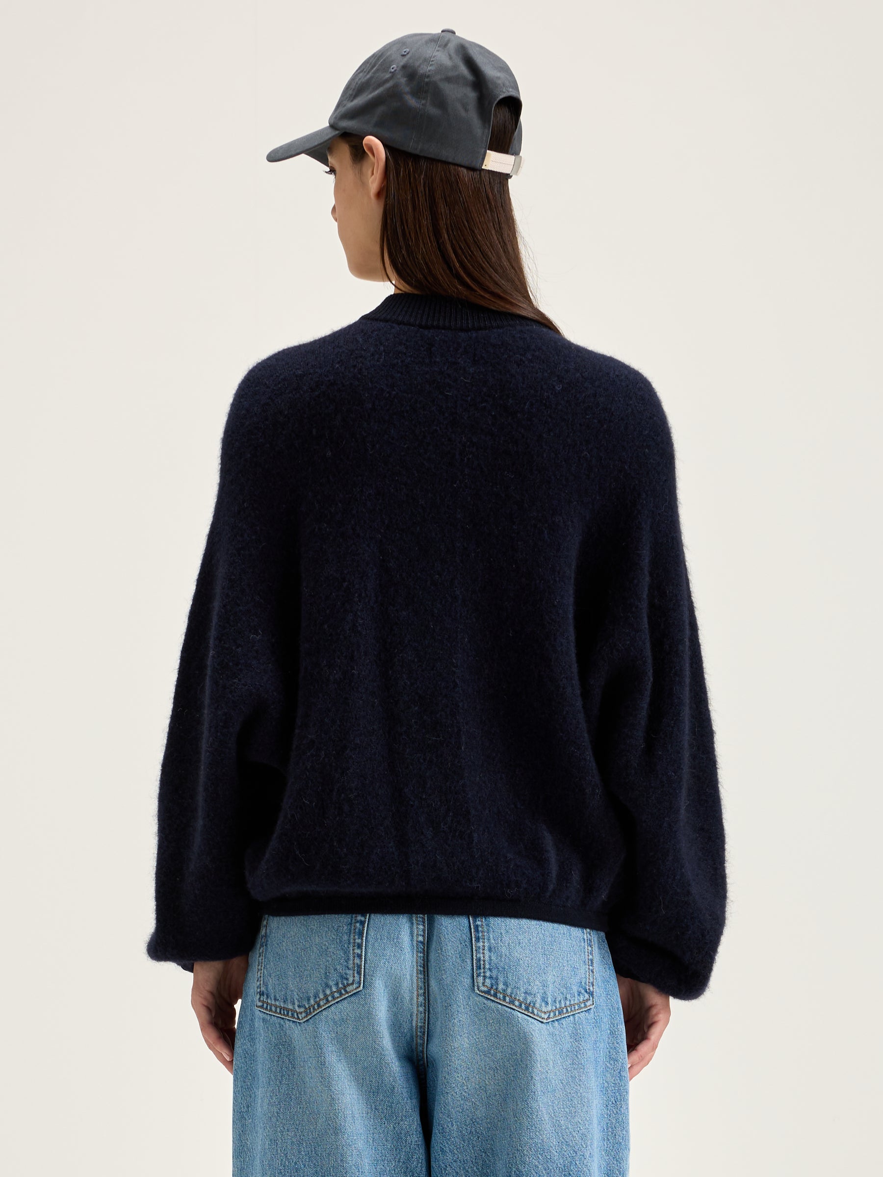 Cardigan Zippé Asedi - Navy Pour Femme | Bellerose