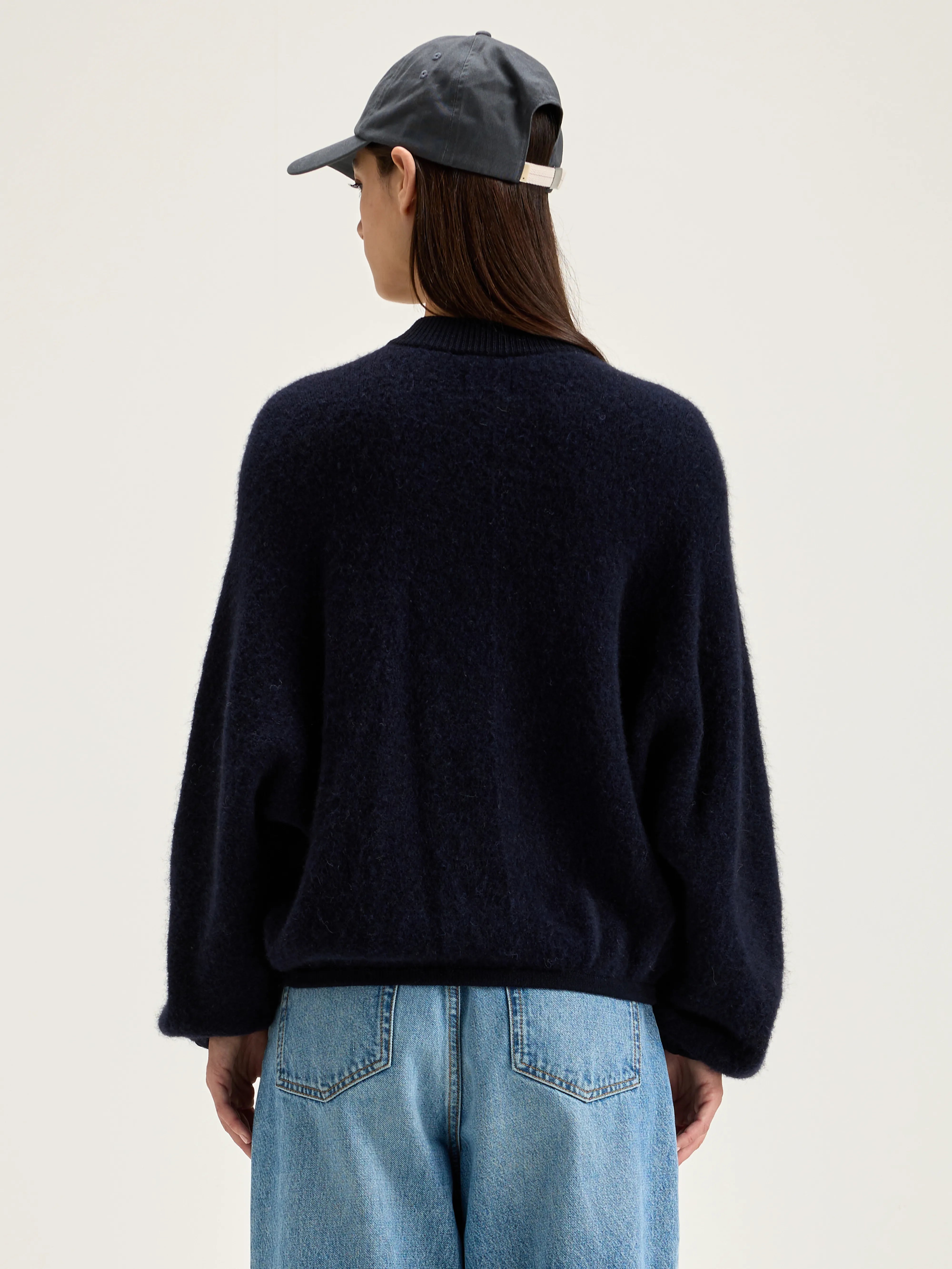 Cardigan Zippé Asedi - Navy Pour Femme | Bellerose