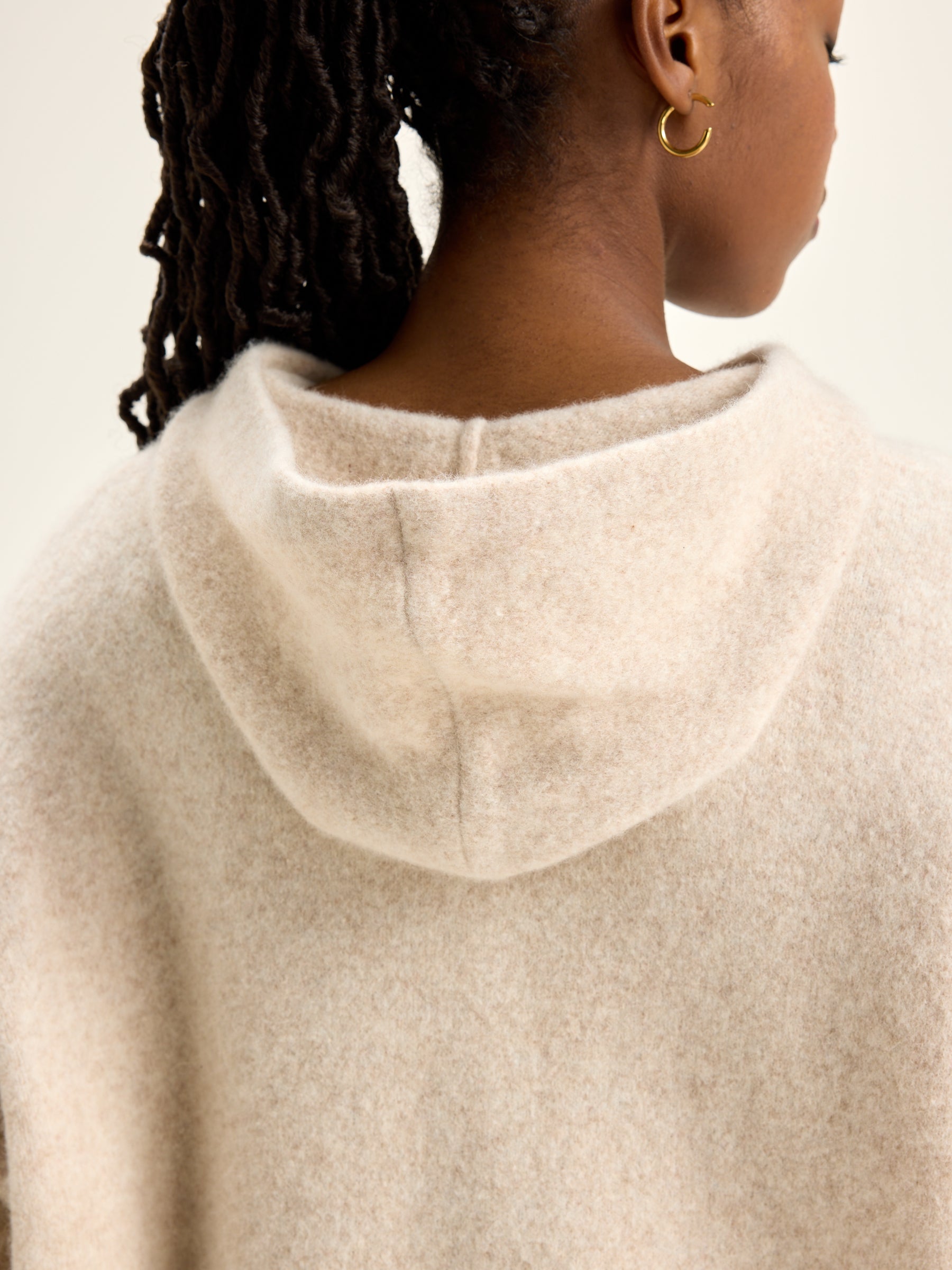 Hoodie en maille Dera (242 / W / CREAM)