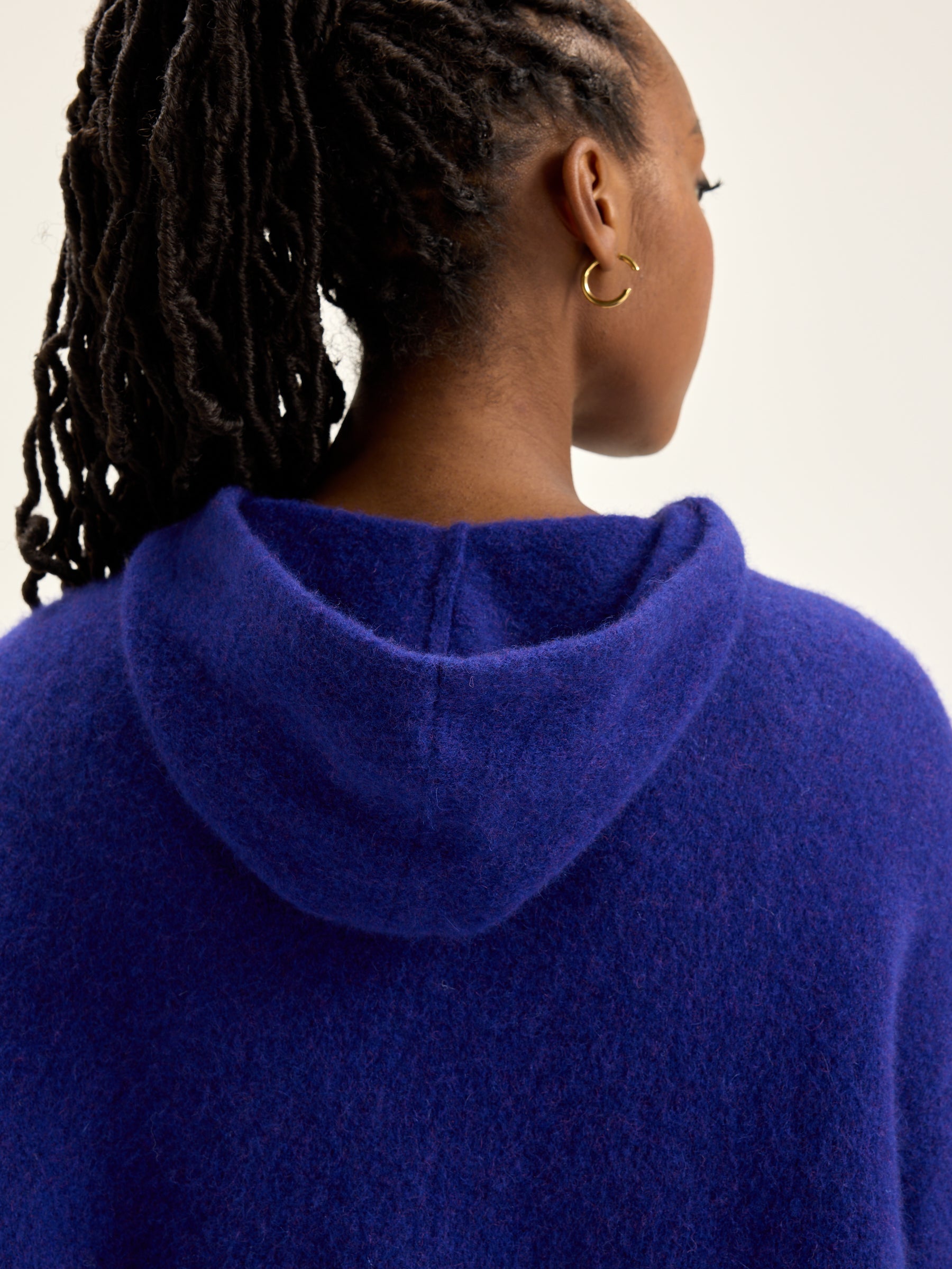 Hoodie en maille Dera (242 / W / IRIS BLOOM)