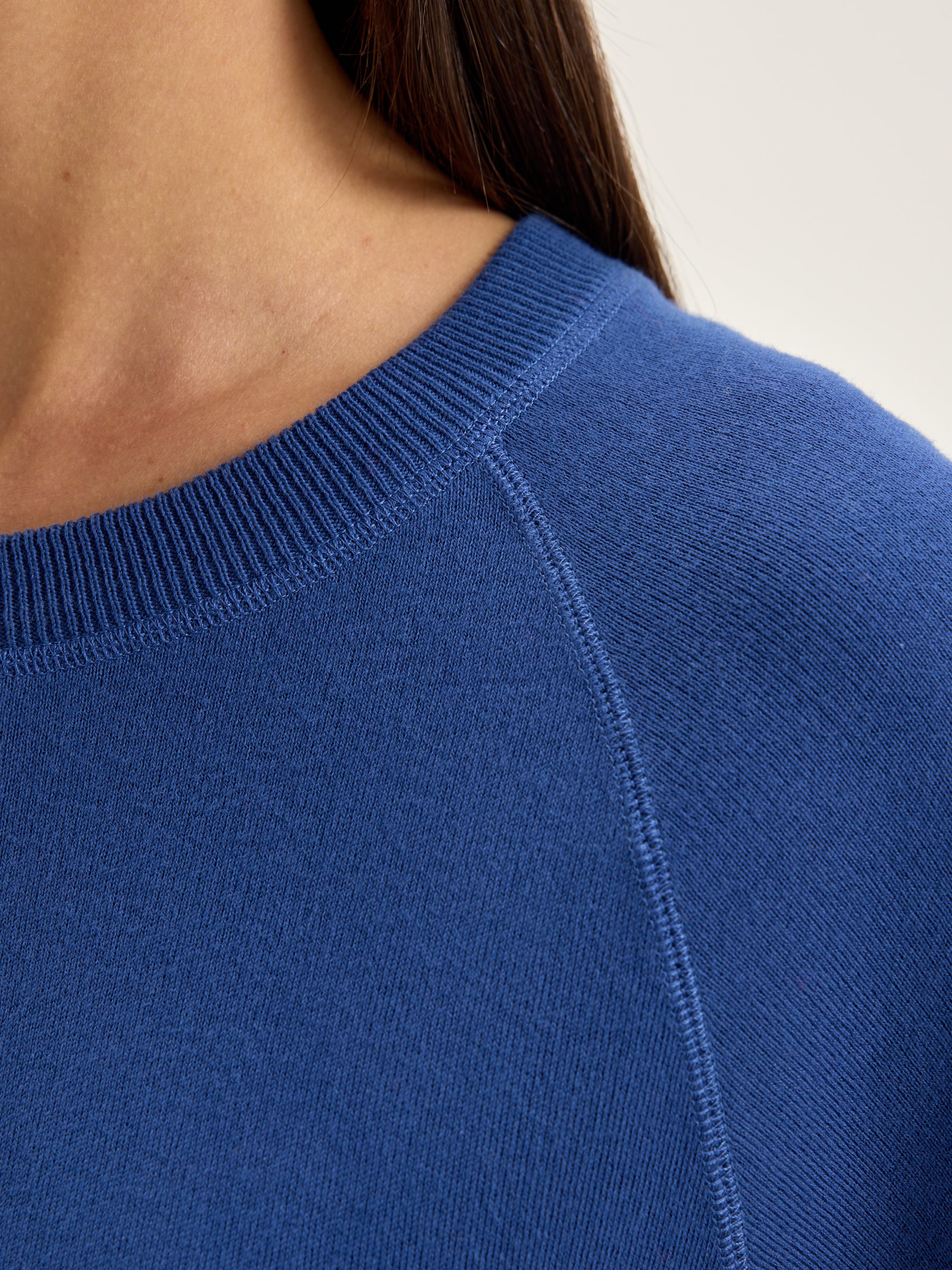 Anglet Crew-neck Sweater - Blue jeans For Women | Bellerose