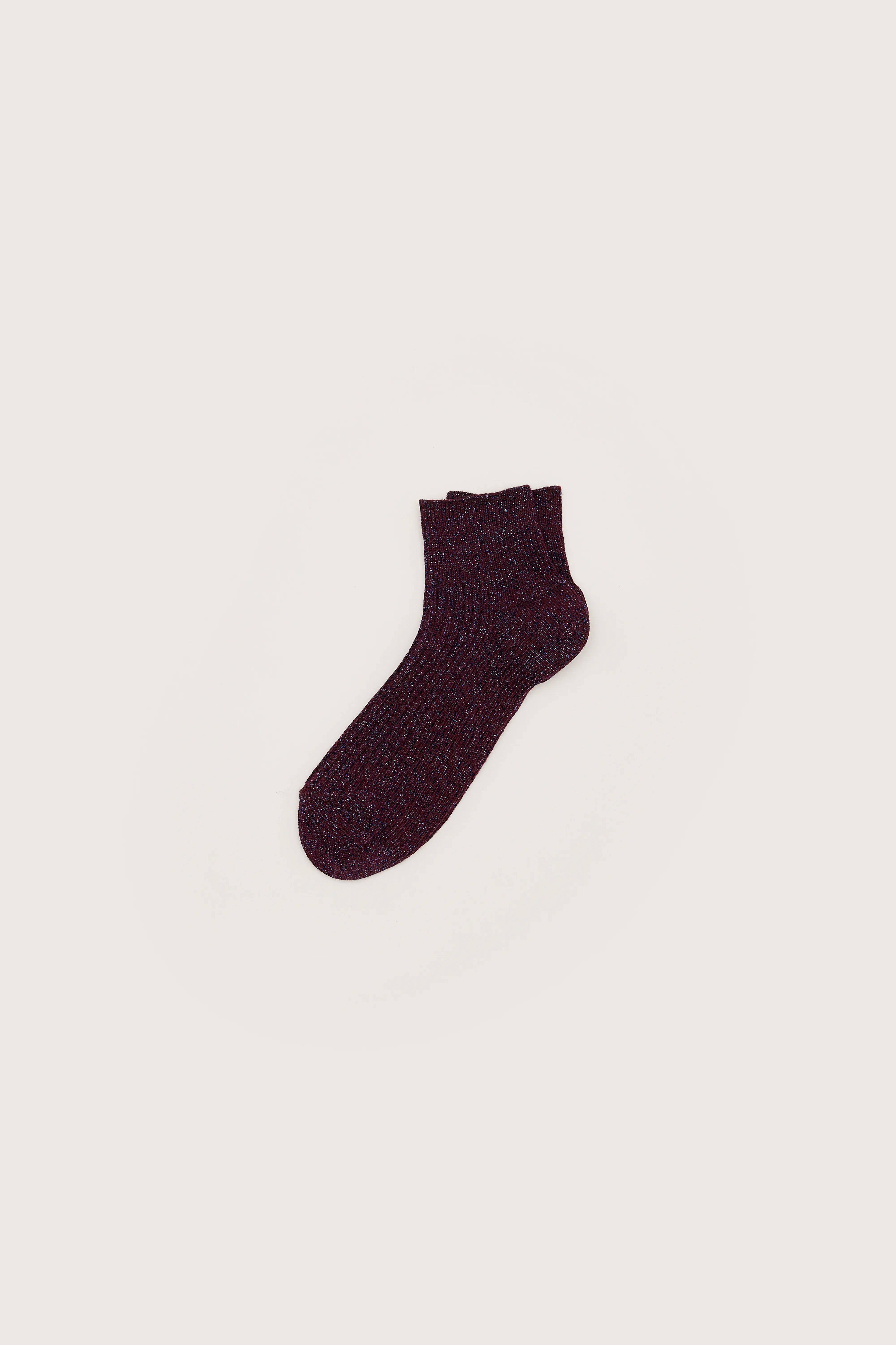 Chaussettes Courtes Bapis - Wine Pour Femme | Bellerose