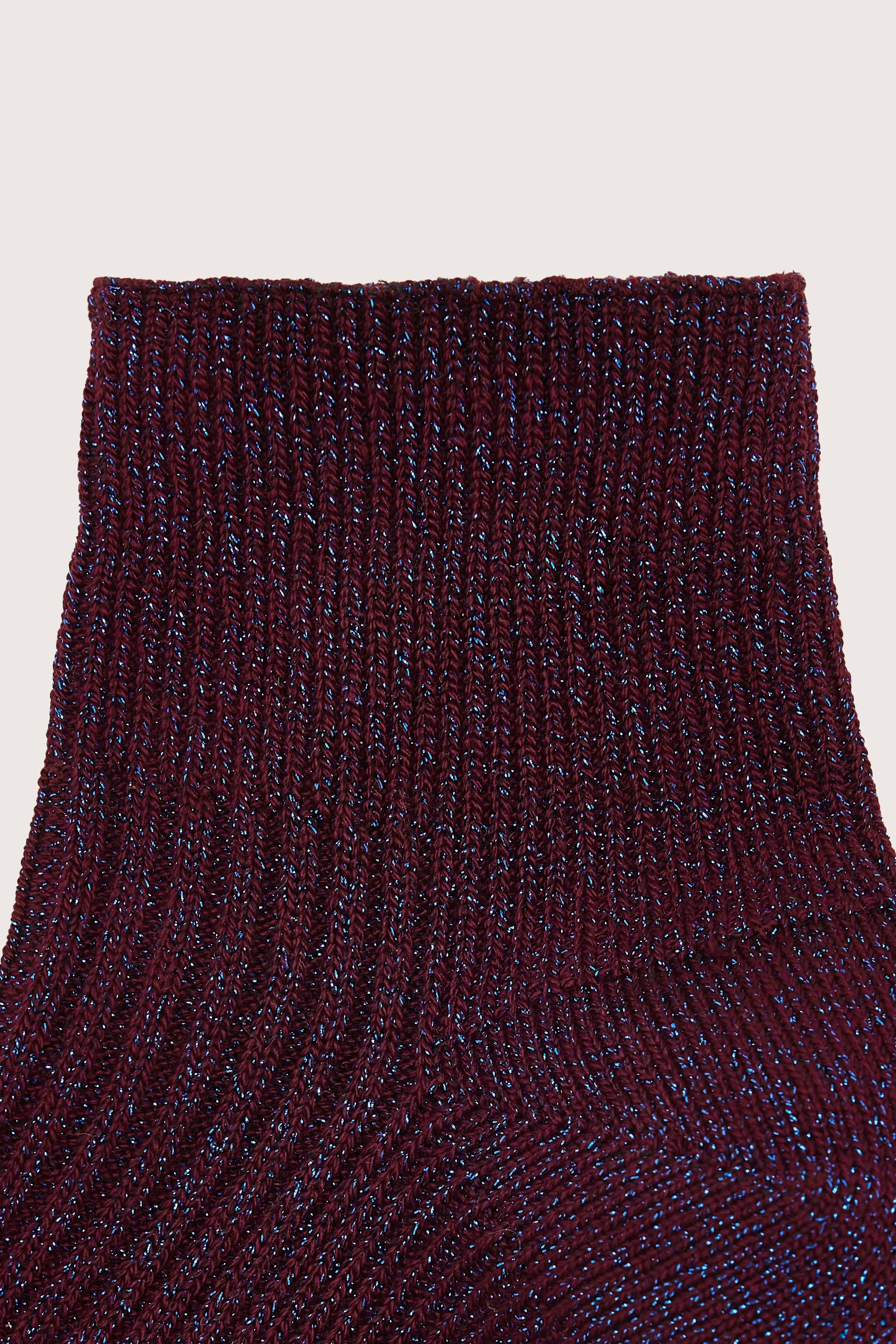 Chaussettes Courtes Bapis - Wine Pour Femme | Bellerose