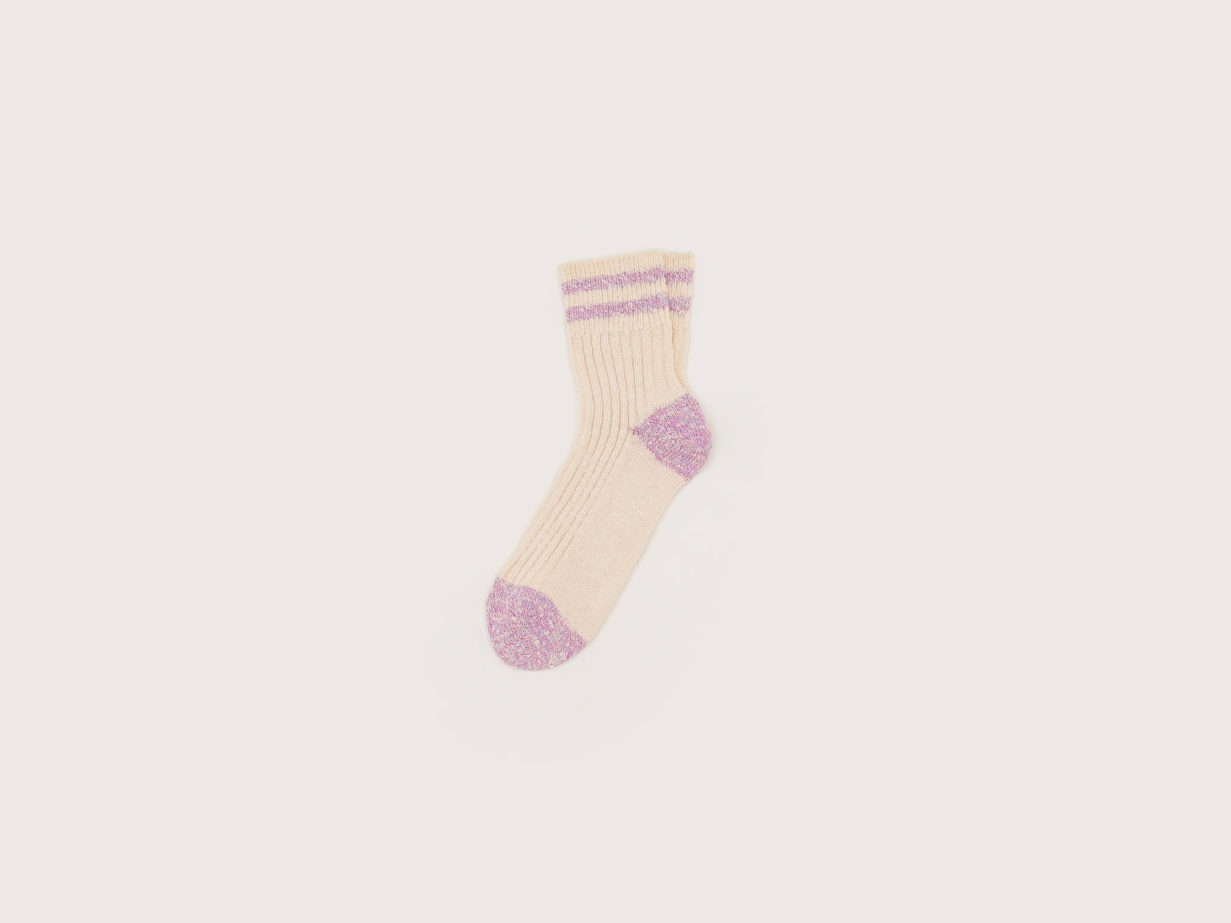 Bunt Crew Socks - Natural For Women | Bellerose