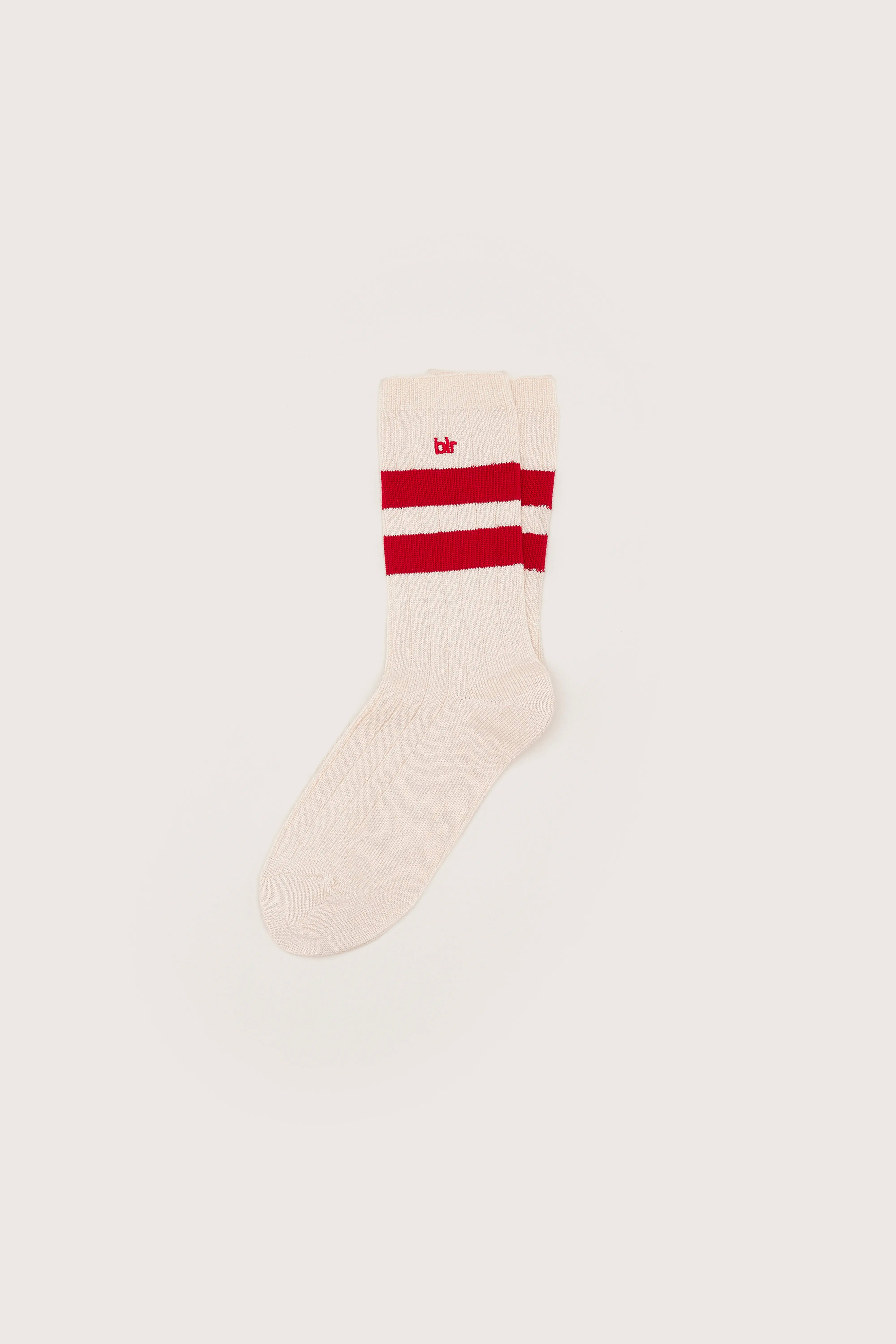 Bure Crew Socks - Sanguine / Whisper For Women | Bellerose