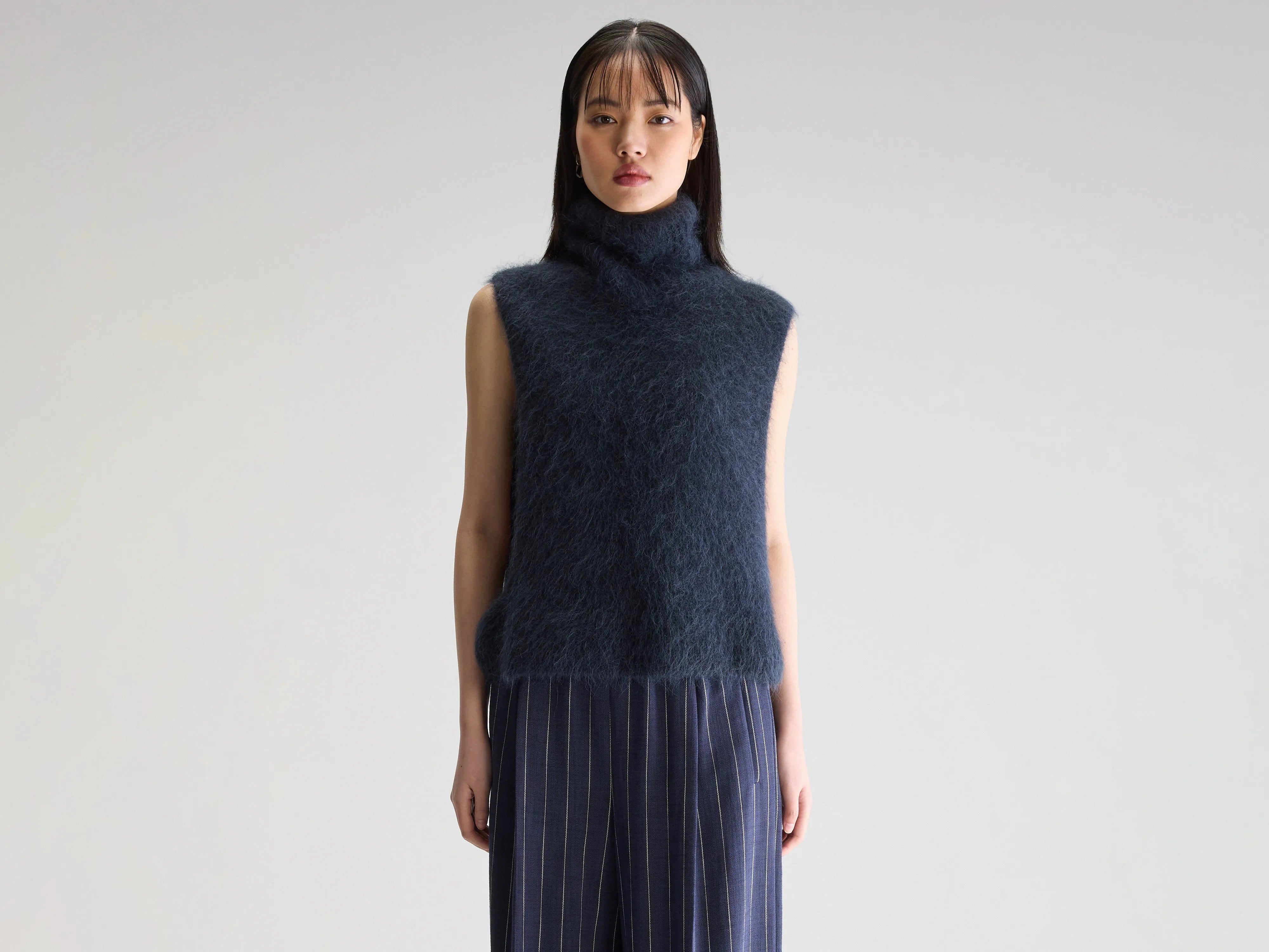 Daren mouwloze trui (252 / W / NAVY)