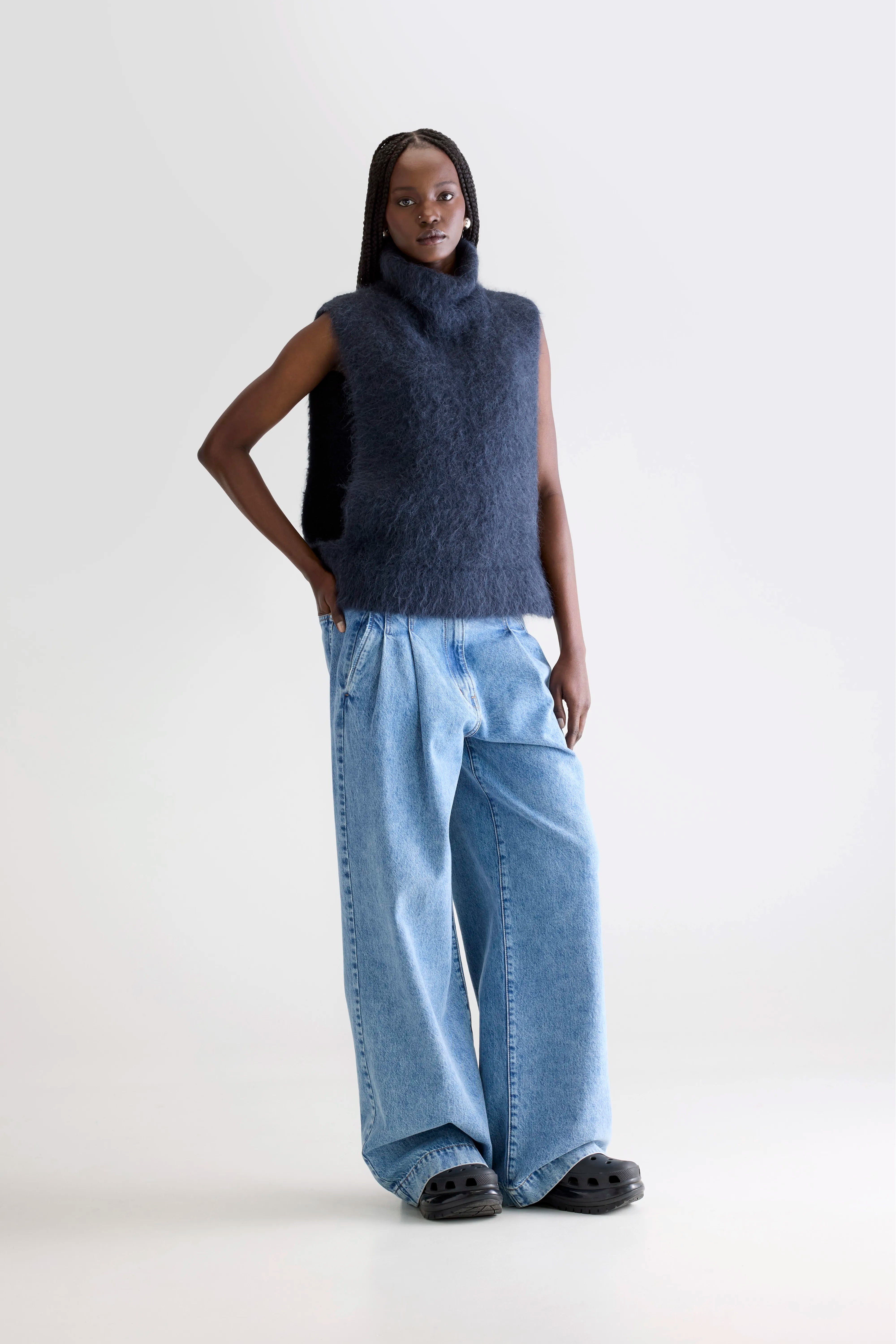 Pull Sans Manches Daren - Navy Pour Femme | Bellerose