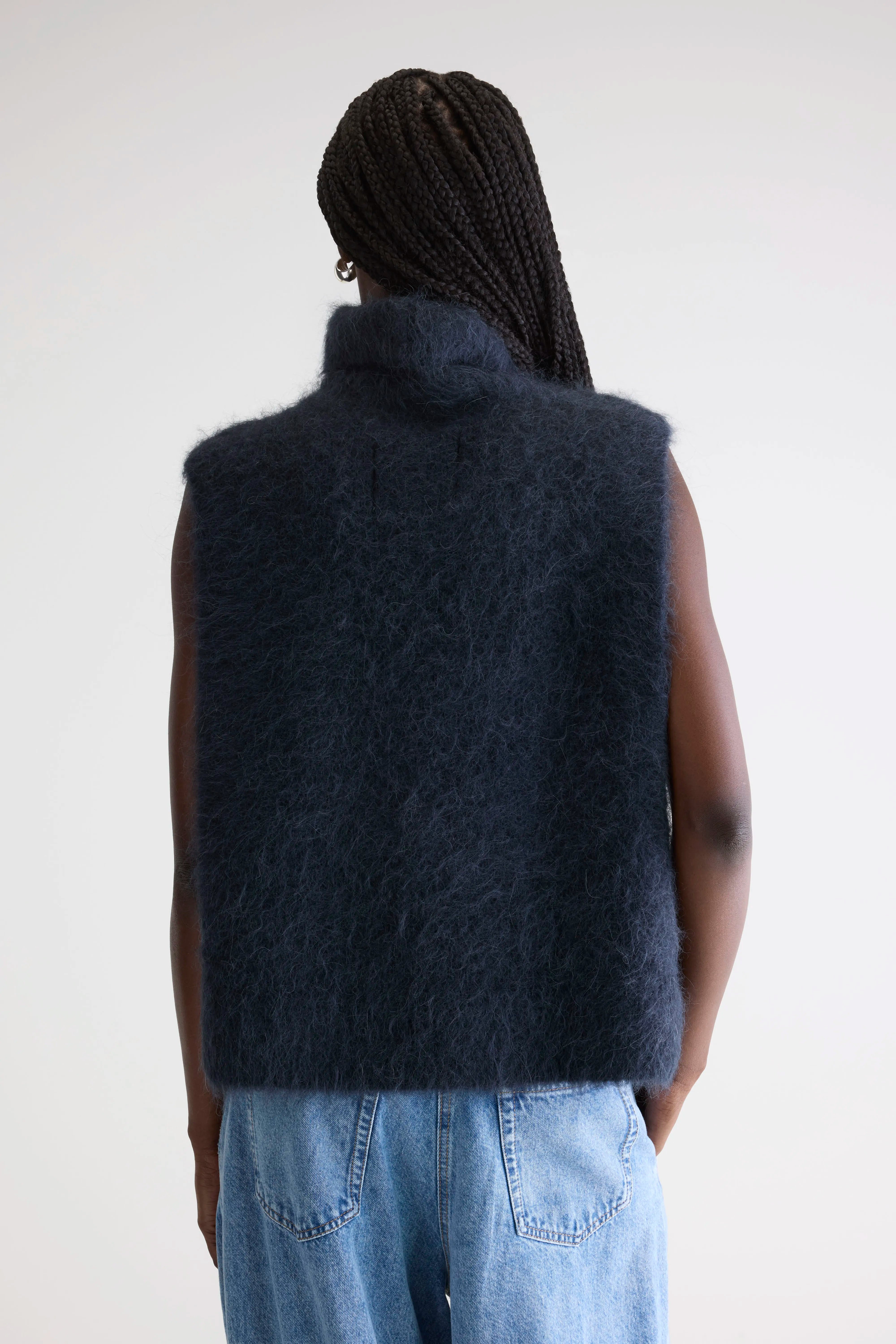 Daren sleeveless sweater (252 / W / NAVY)