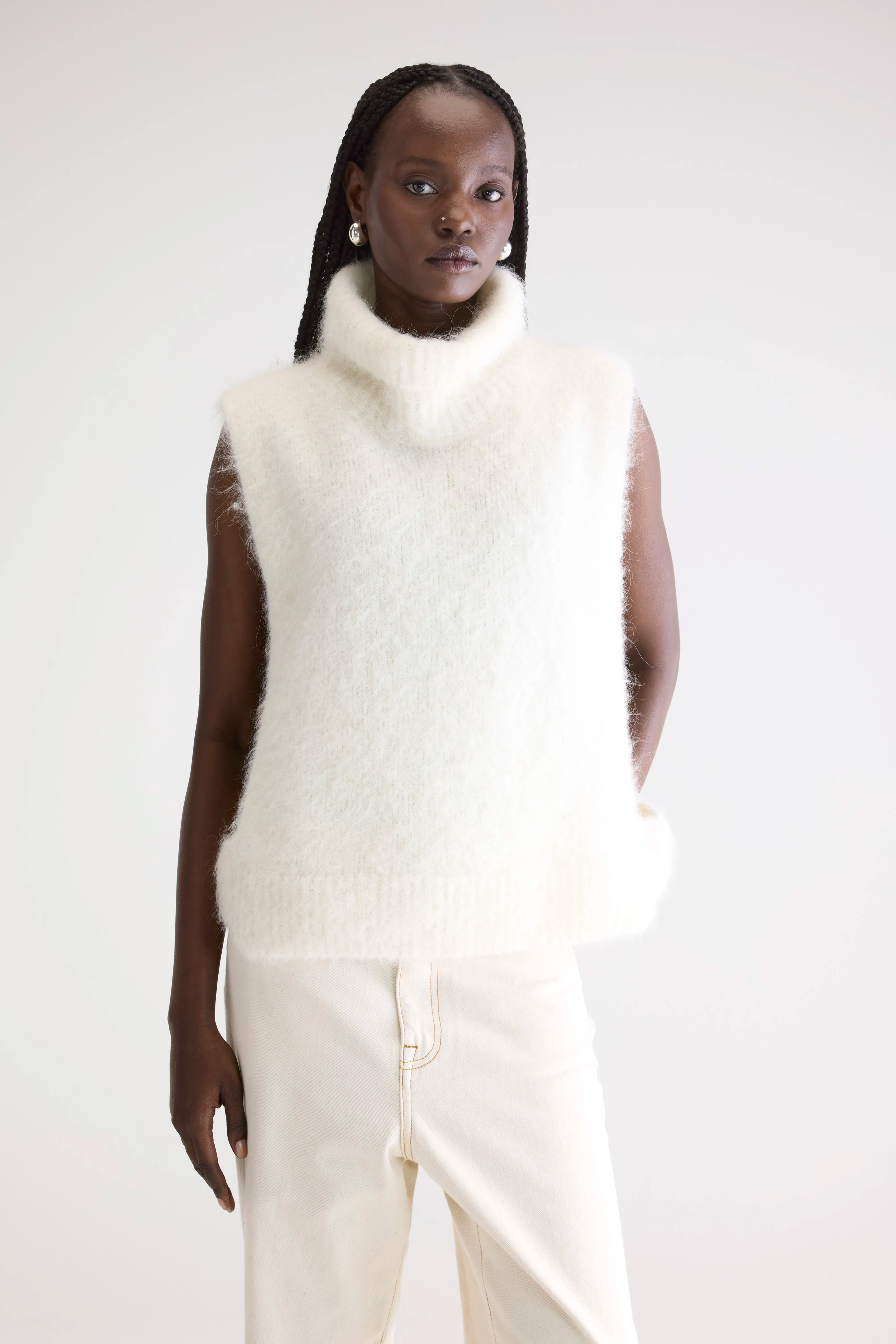 Pull Sans Manches Daren - Natural Pour Femme | Bellerose