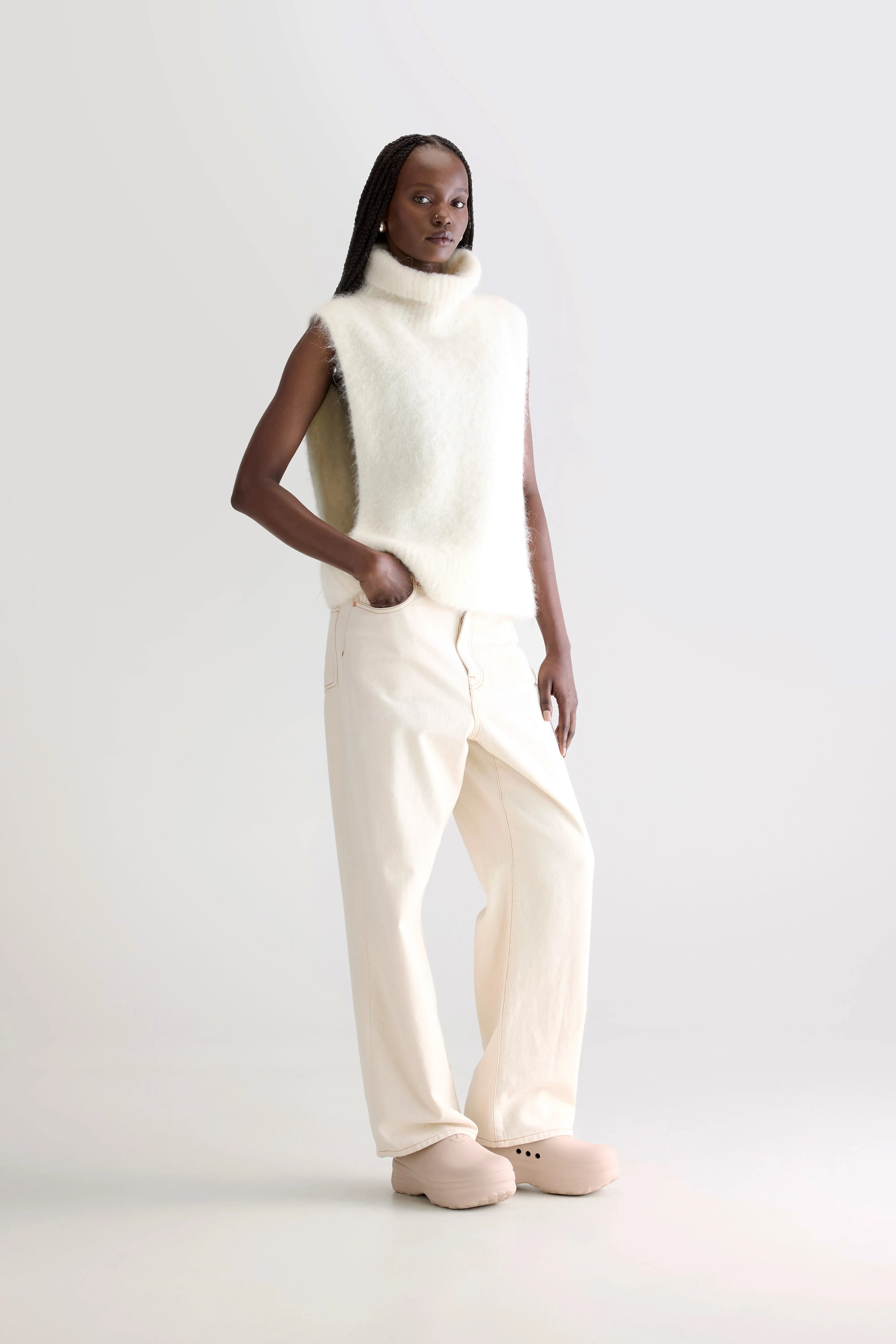 Pull Sans Manches Daren - Natural Pour Femme | Bellerose