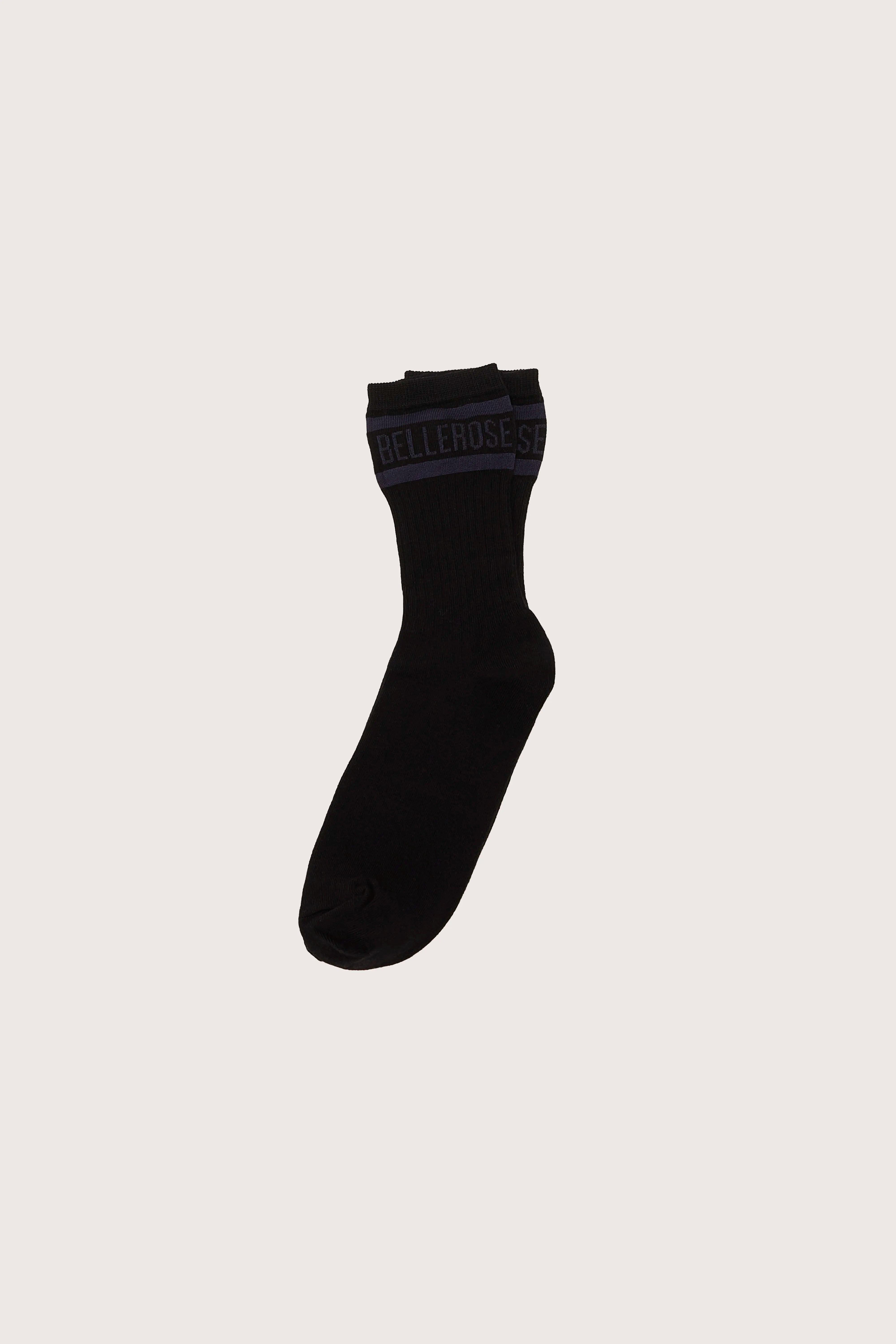 Vree Crew Socks - Black / Deep blue For Women | Bellerose