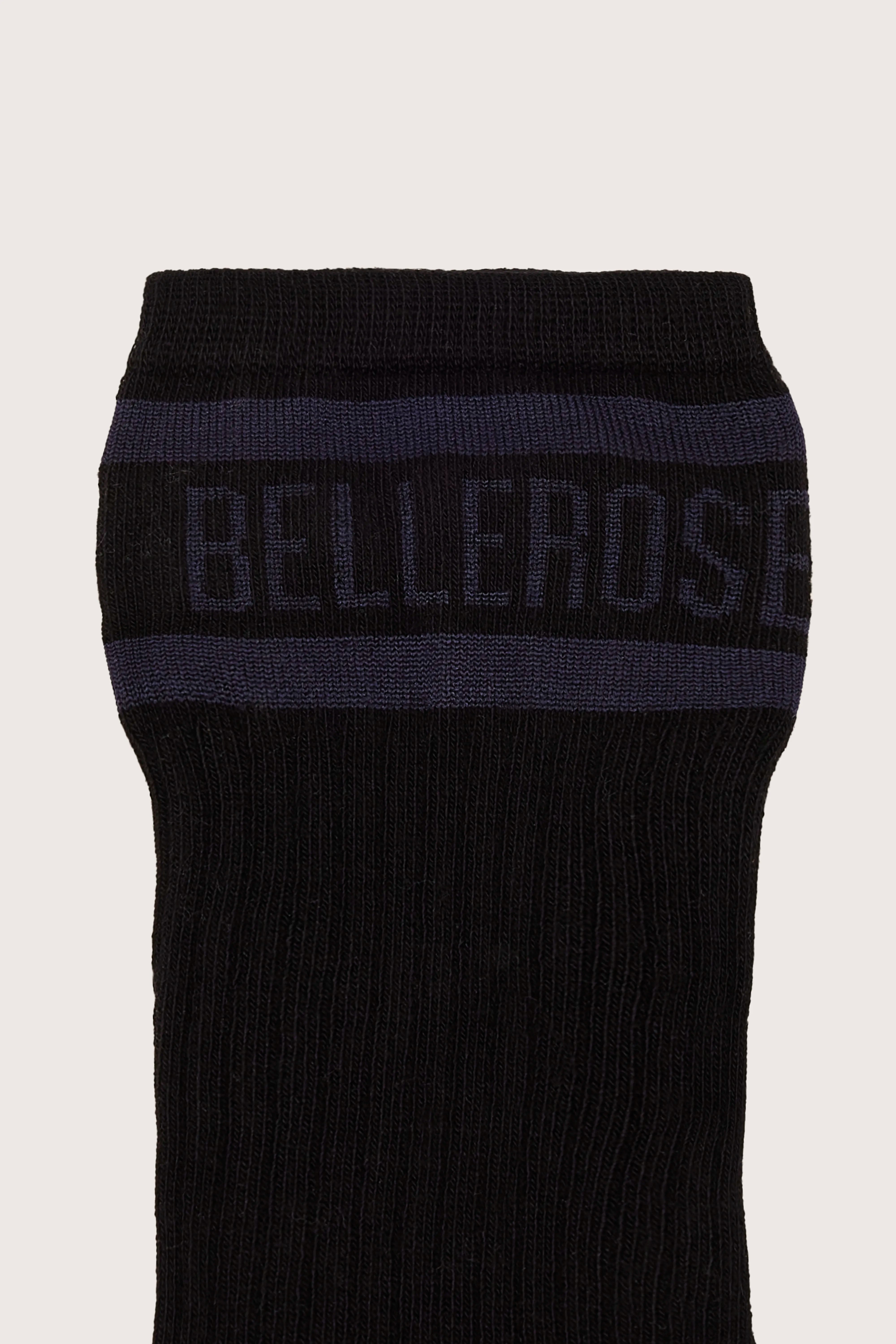 Vree Crew Socks - Black / Deep blue For Women | Bellerose