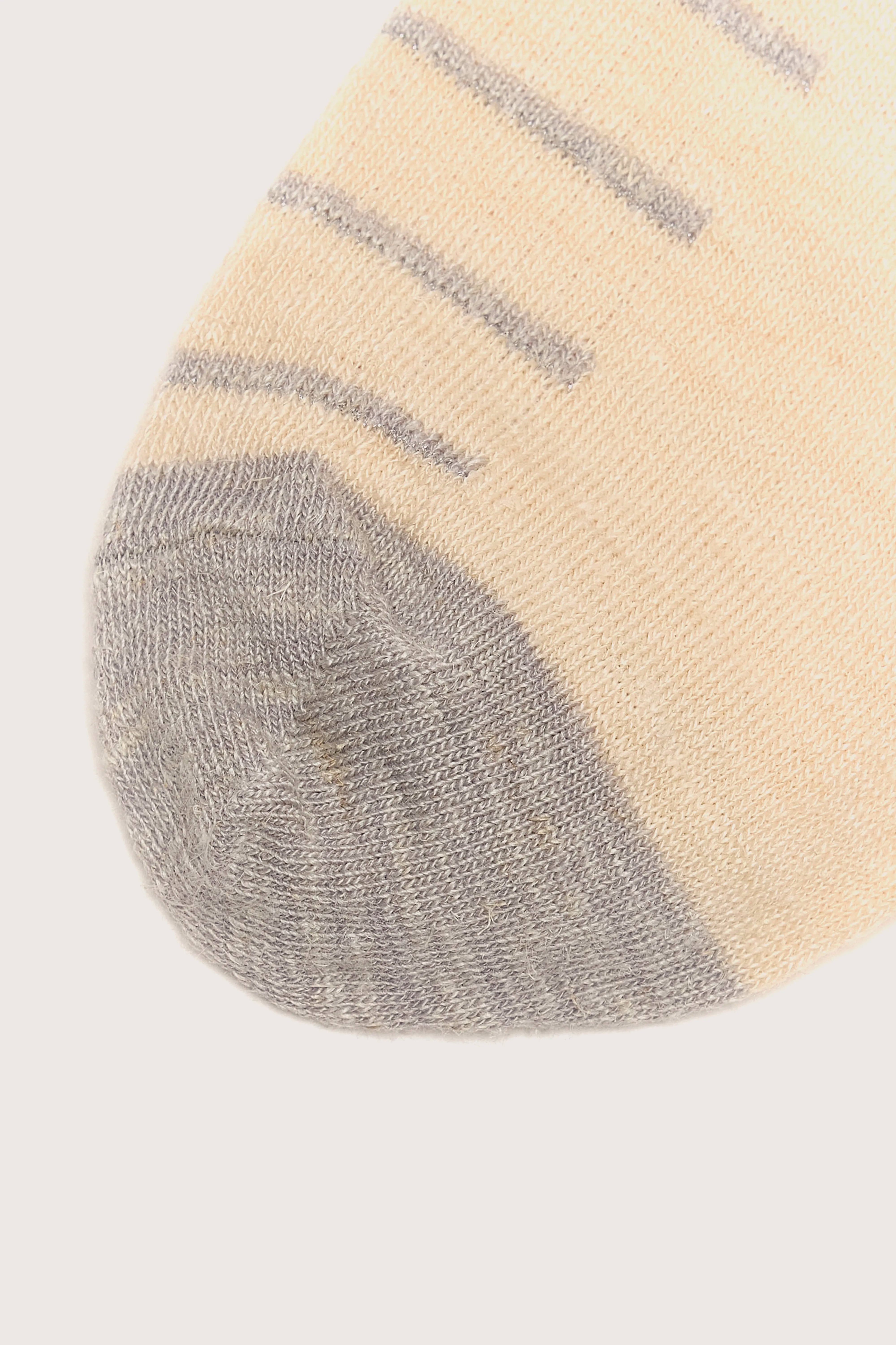 Chaussettes Chevilles Bill - Fog / Ivory / Light grey Pour Femme | Bellerose