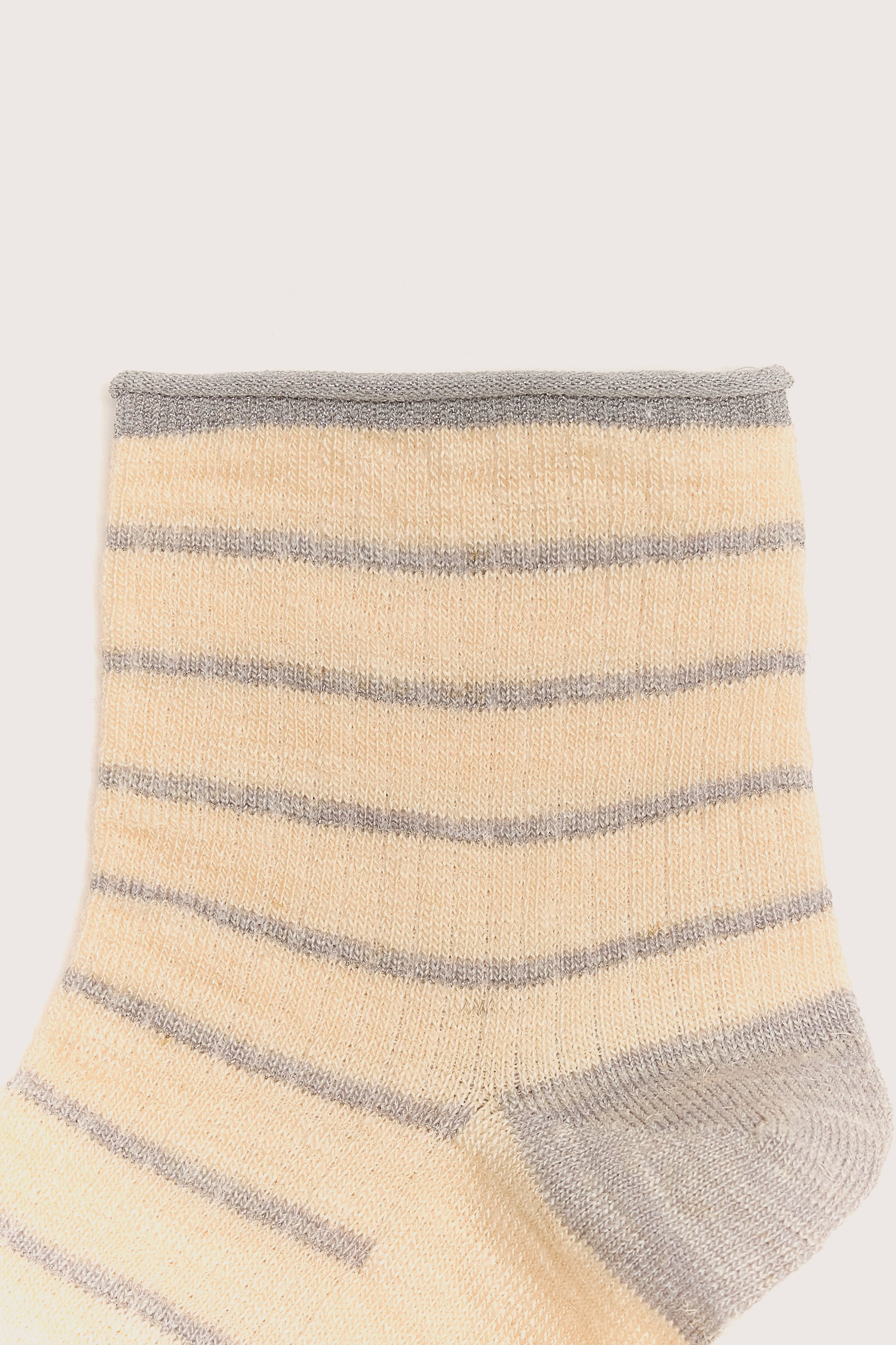 Bill Ankle Socks - Fog / Ivory / Light grey For Women | Bellerose