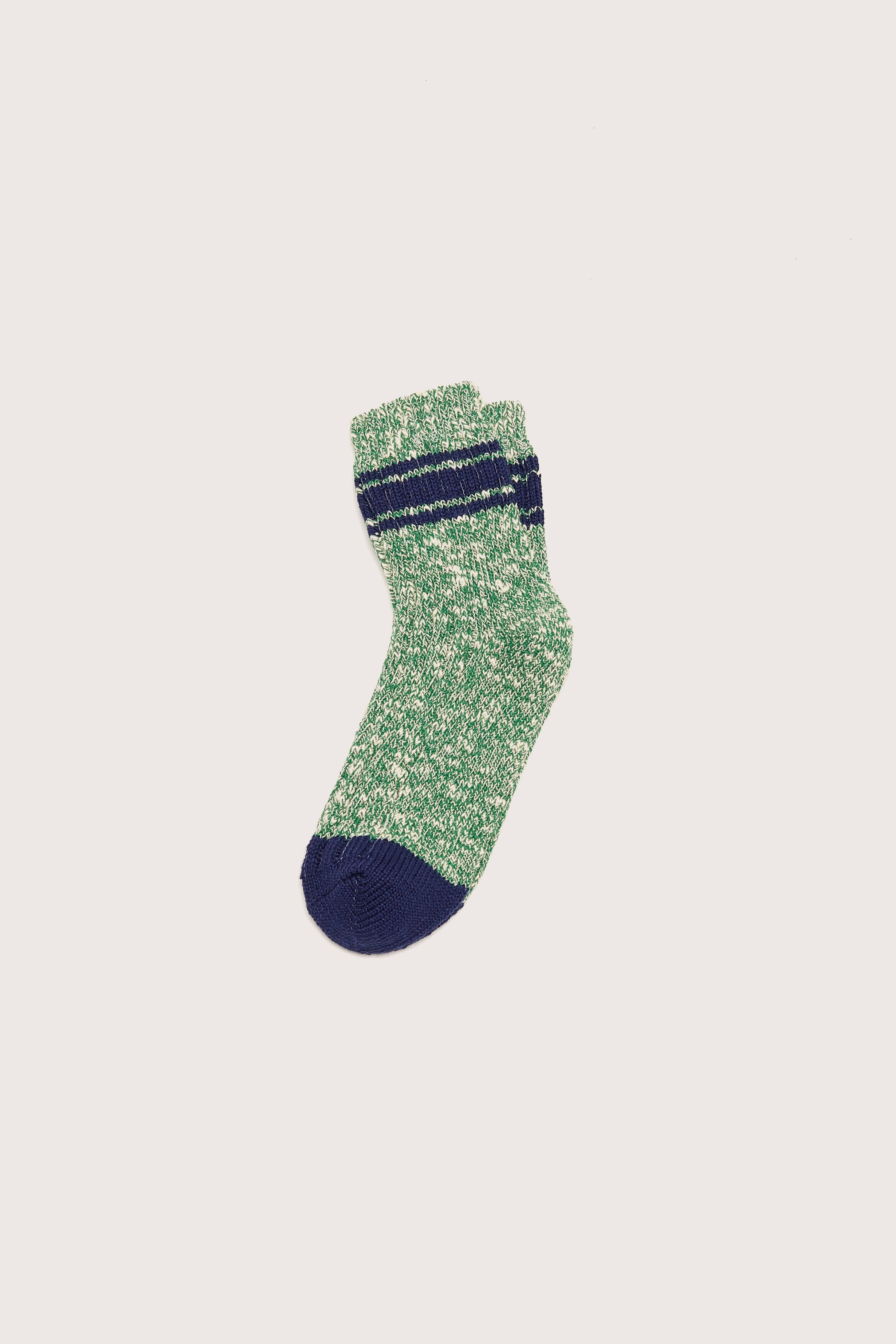 Vart Crew Socks - Indigo / Jungle For Women | Bellerose