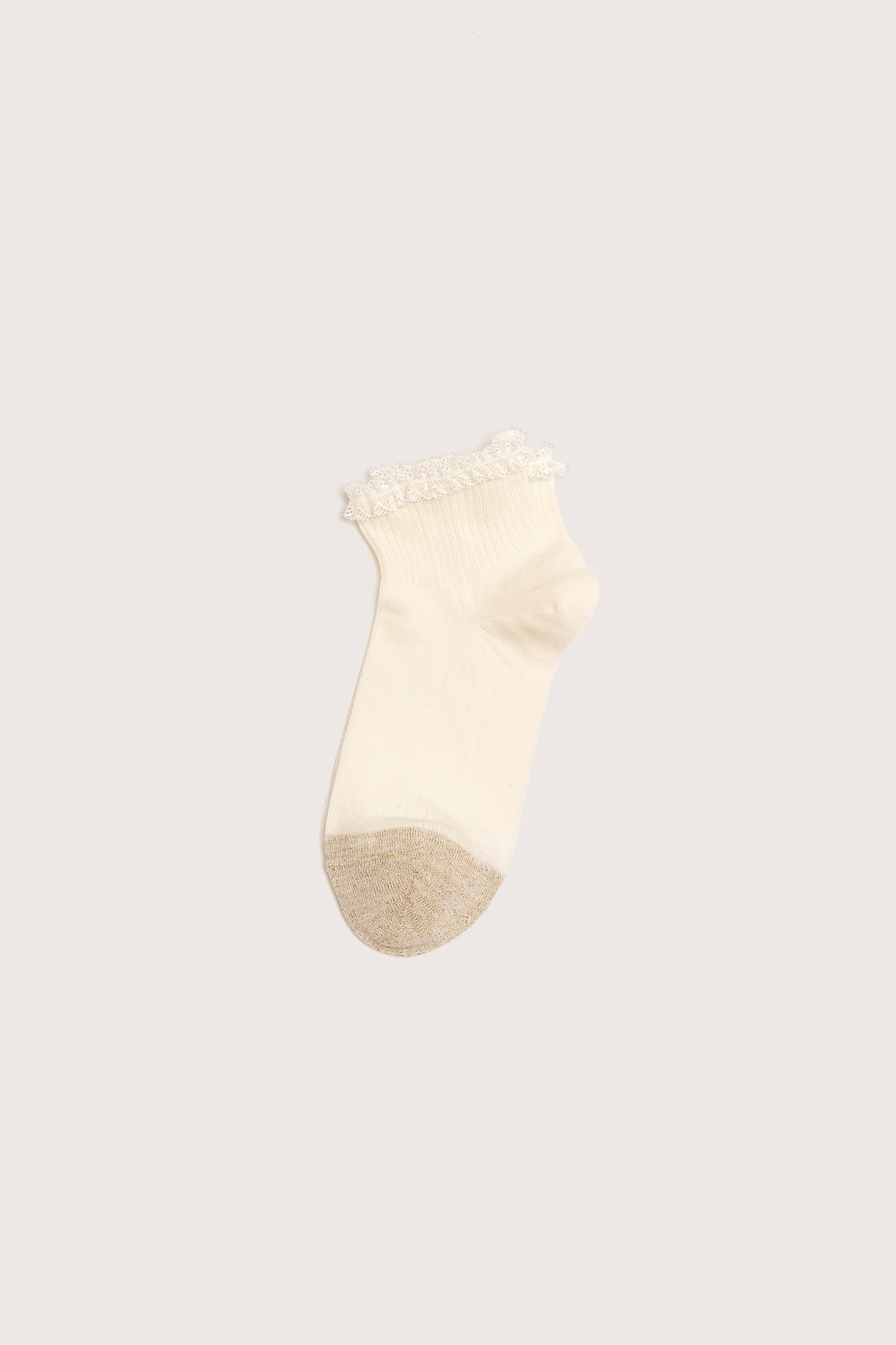 Bendel Short Socks - Whisper / White For Women | Bellerose