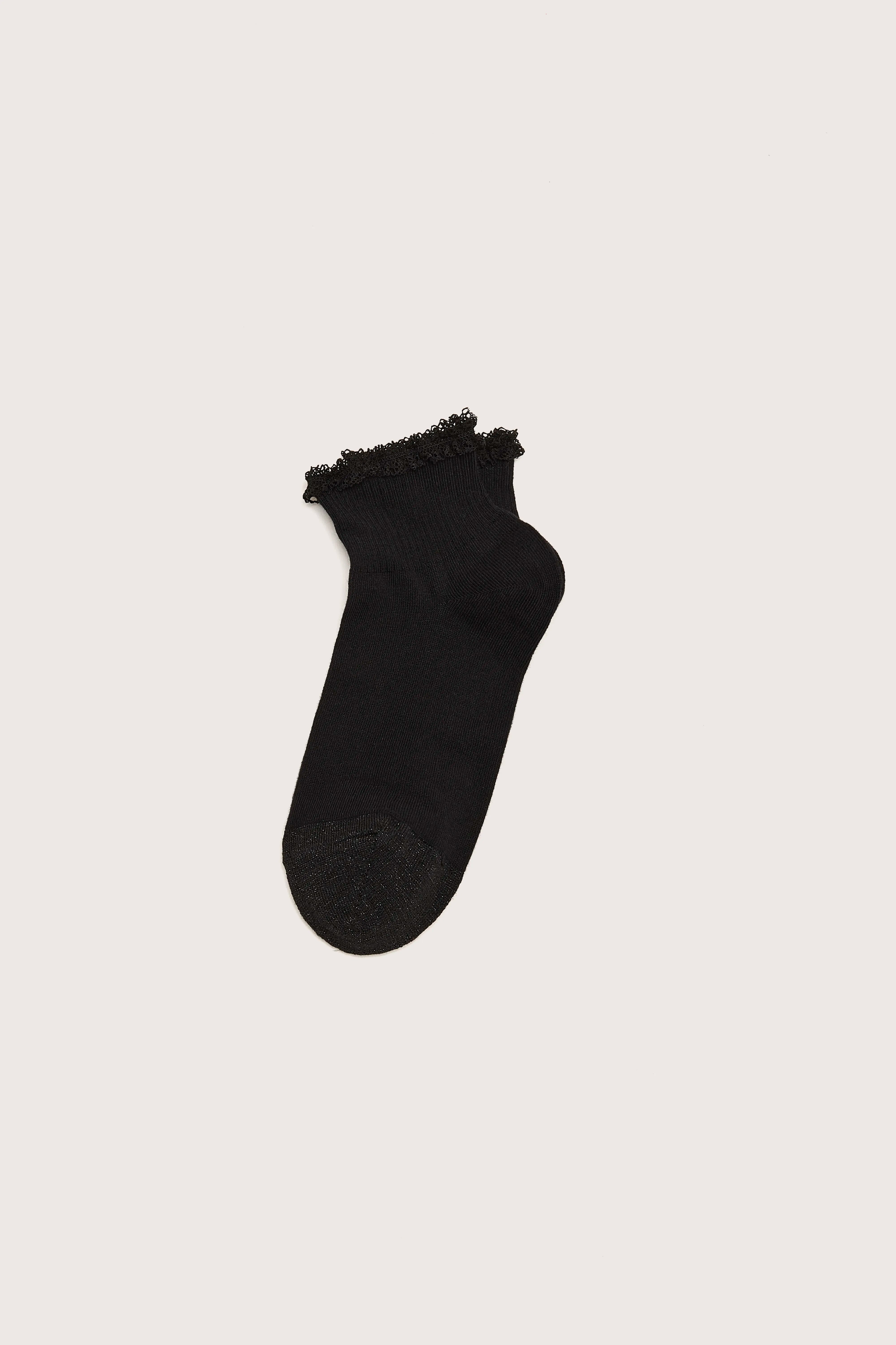 Bendel Short Socks - Black / Black beauty For Women | Bellerose