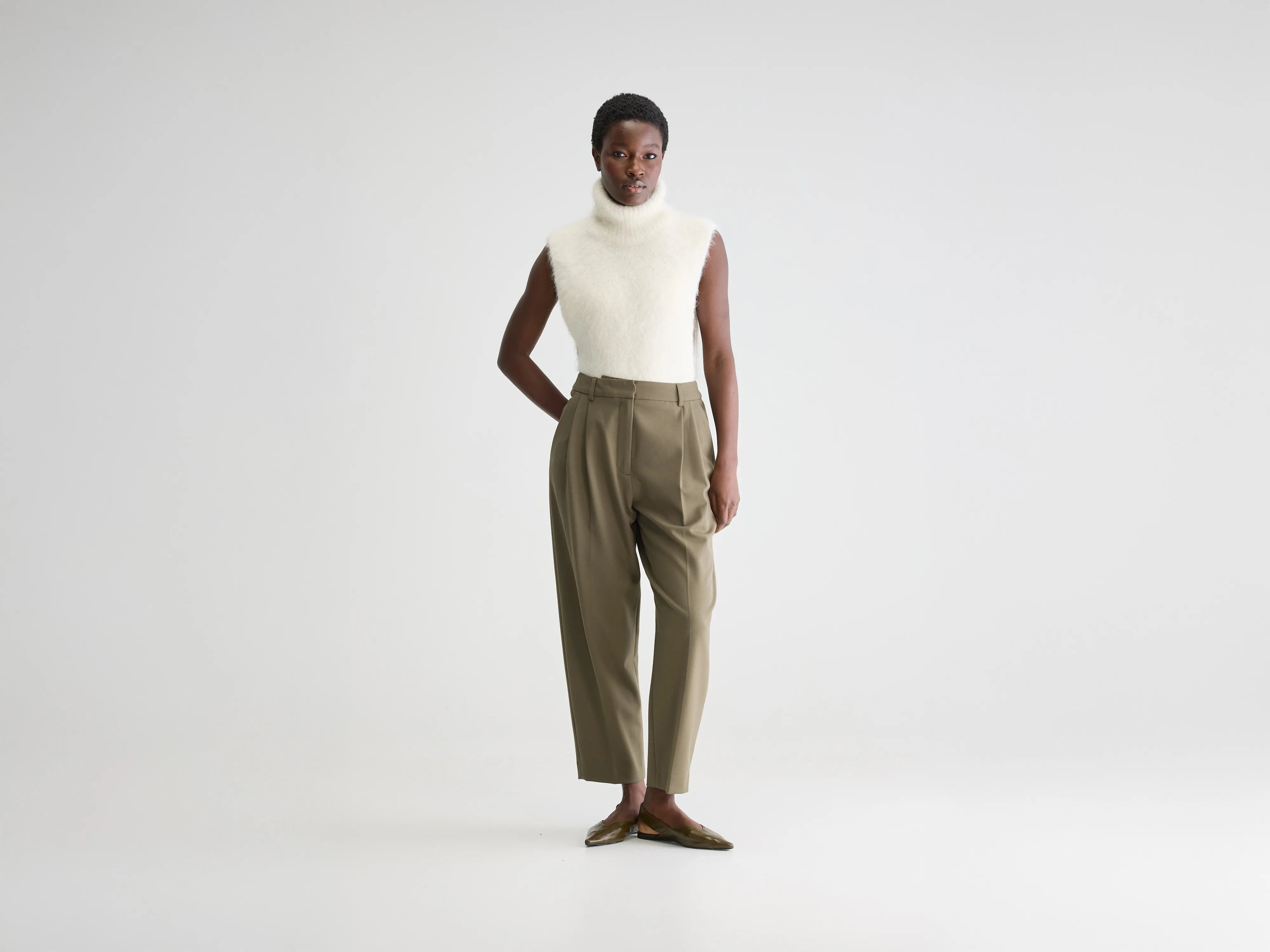 Valdo tailored trousers (251 / W / FOREST)