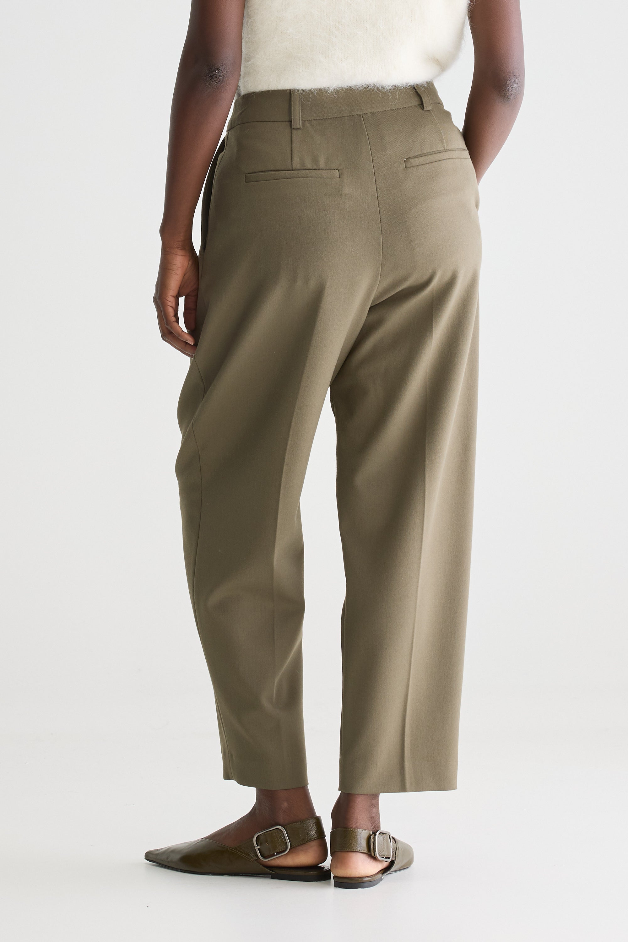 Valdo Tailored Trousers - Forest For Women | Bellerose