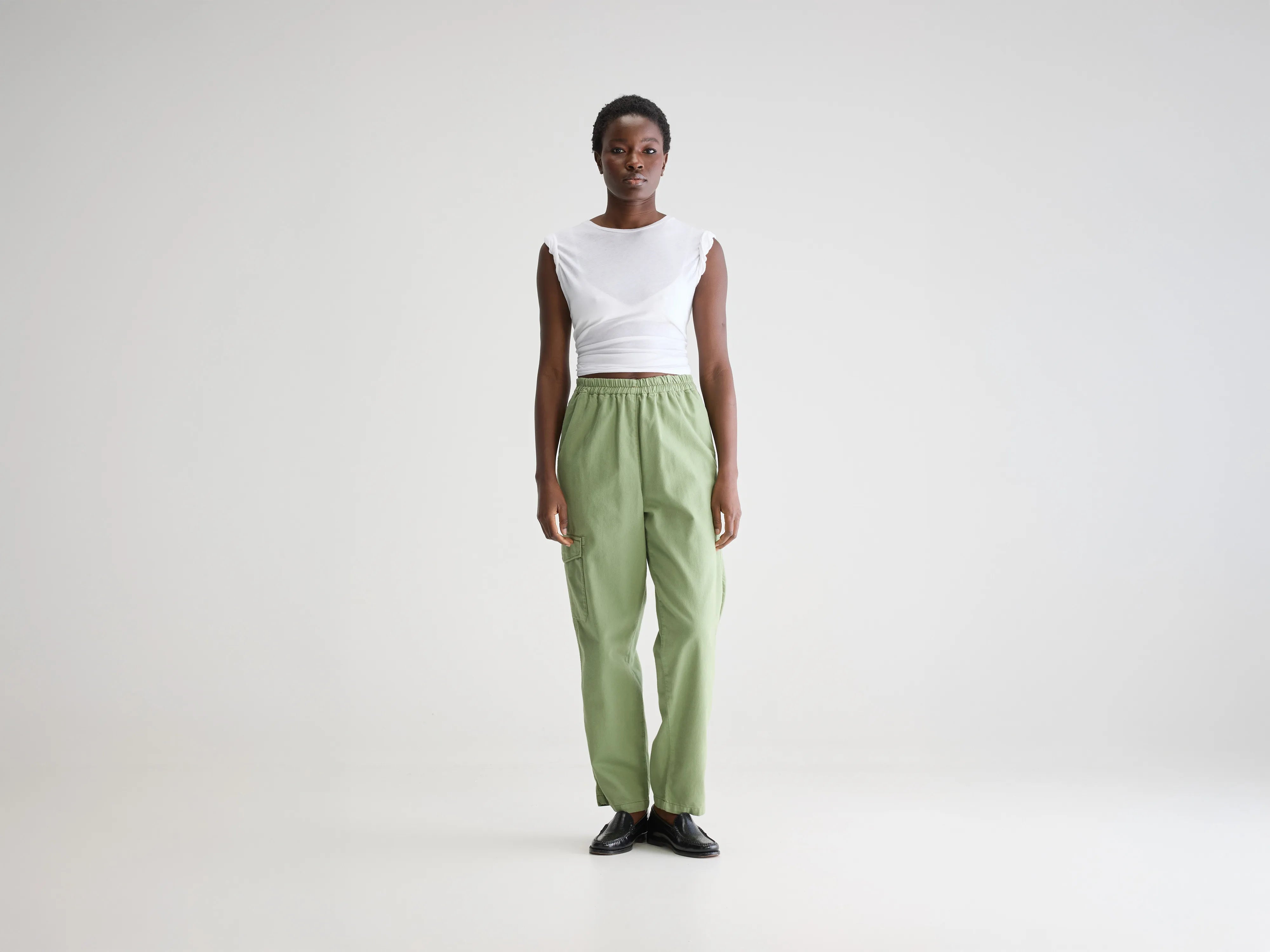 Pantalon droit Pierre (251 / W / SAUGE)