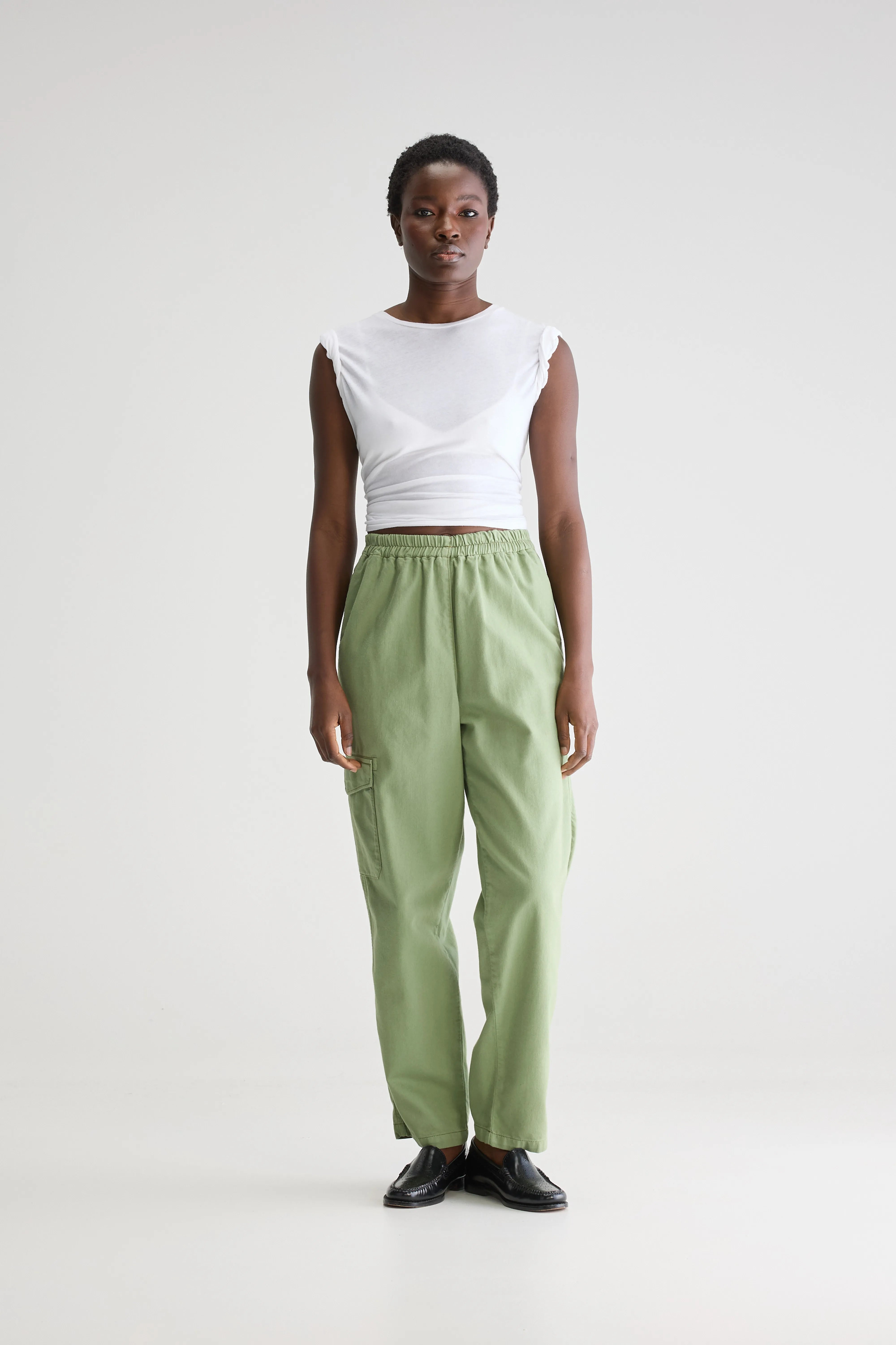 Pierre Straight Trousers - Sauge For Women | Bellerose