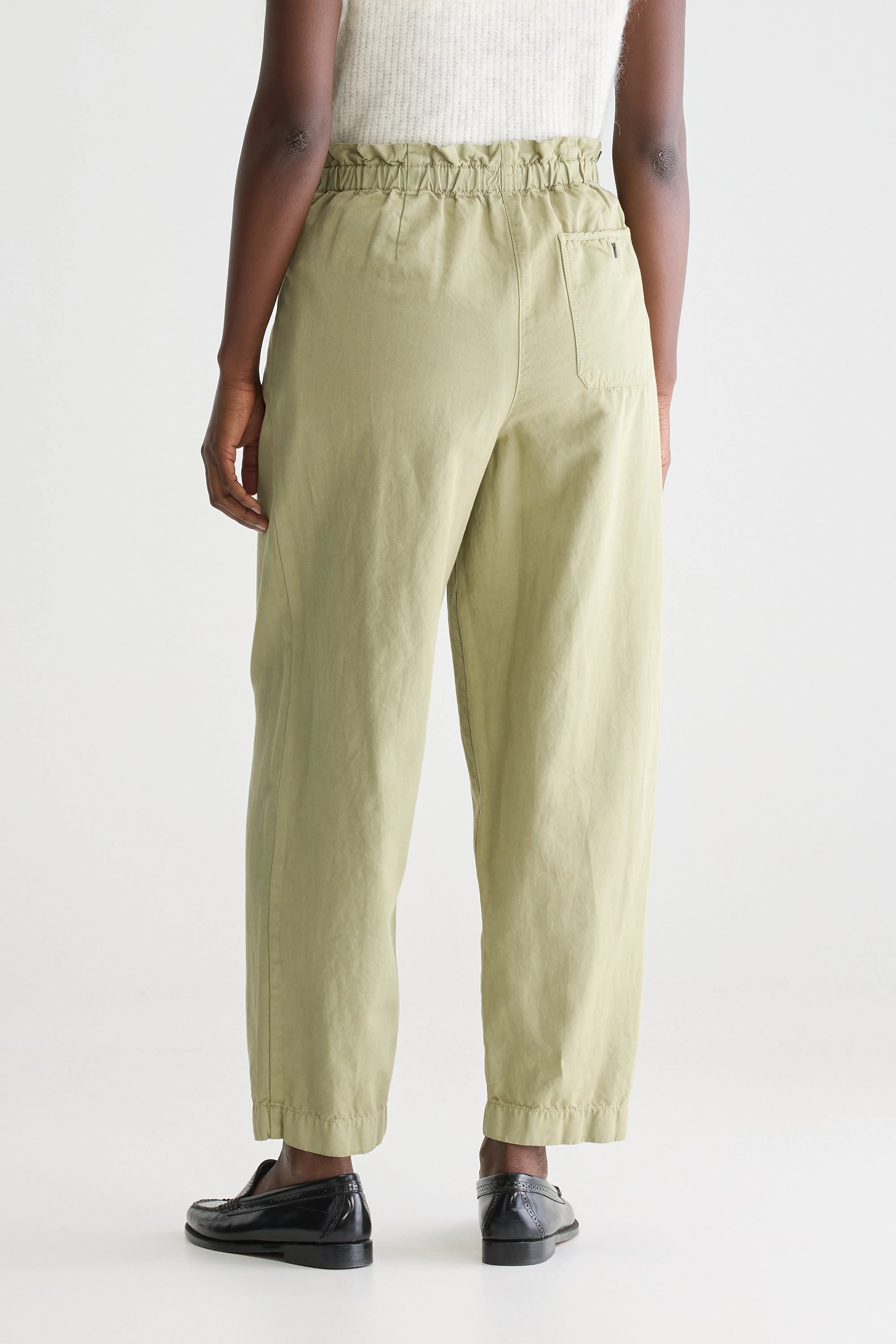 Lilow paperbag broek (251 / W / SAUGE)