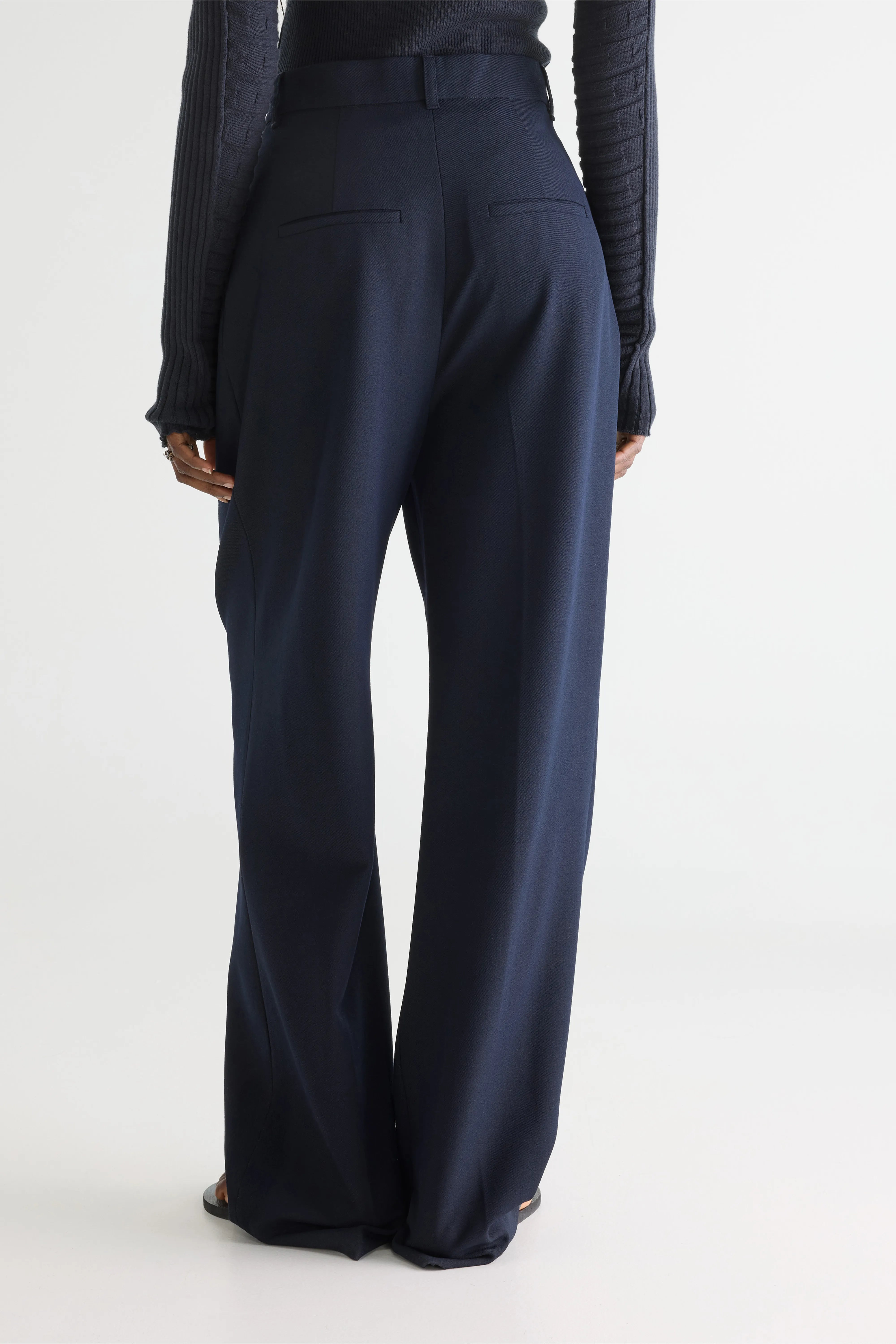 Dominic Tailored Blue Trousers - America For Women | Bellerose