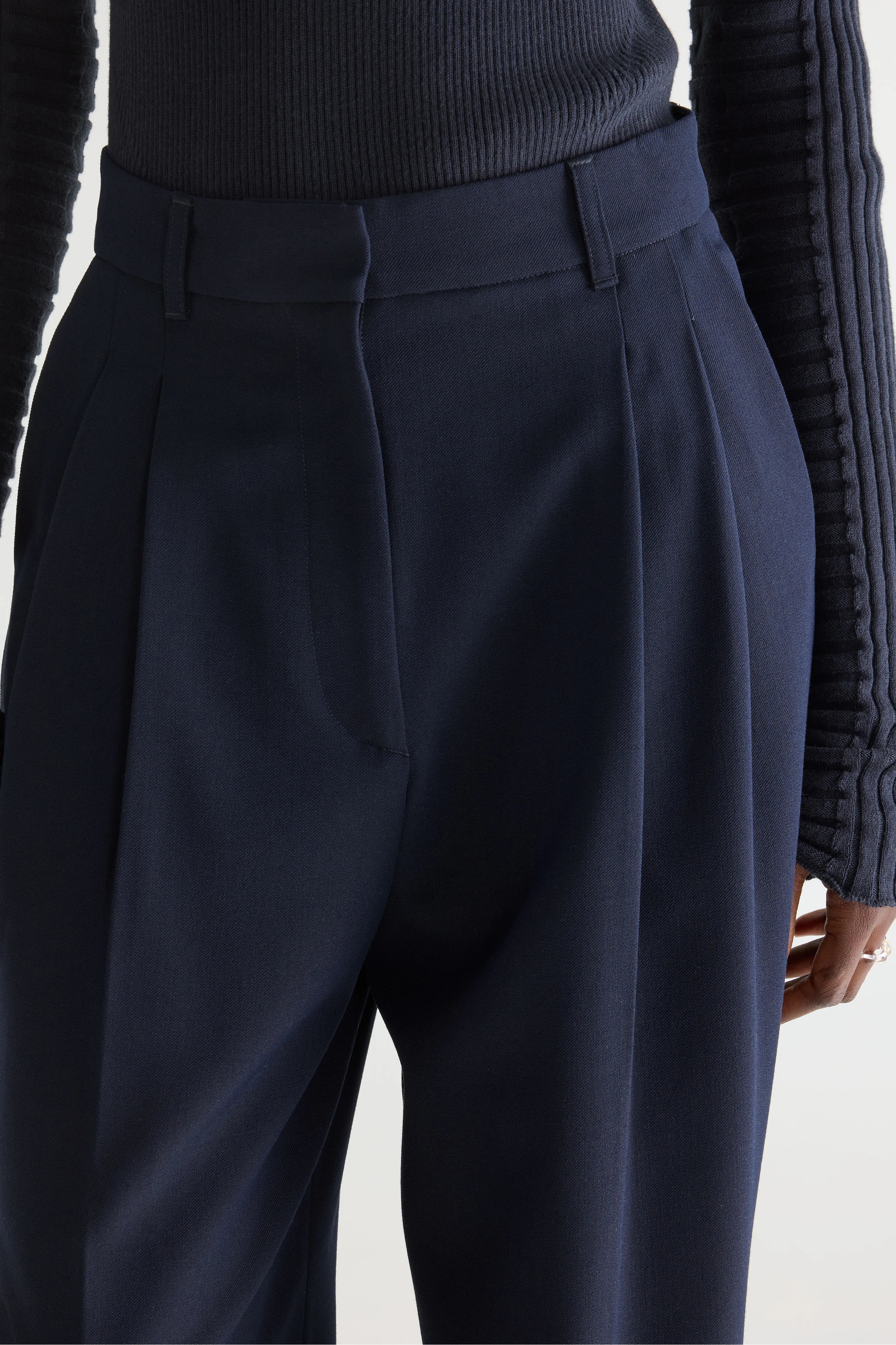 Dominic getailleerde blauwe broek (252 / W / AMERICA)