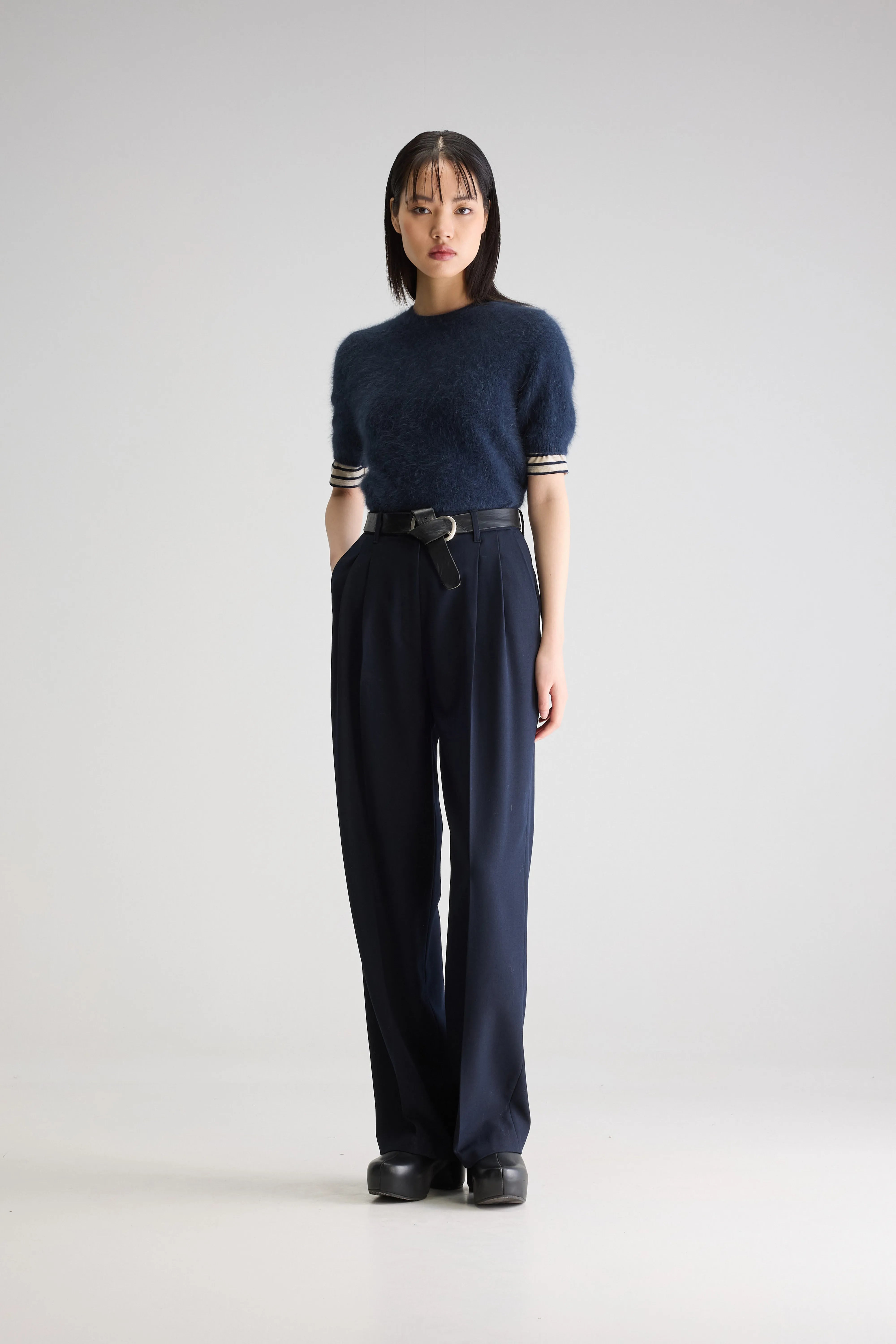 Pantalon Tailleur Dominic - America Pour Femme | Bellerose