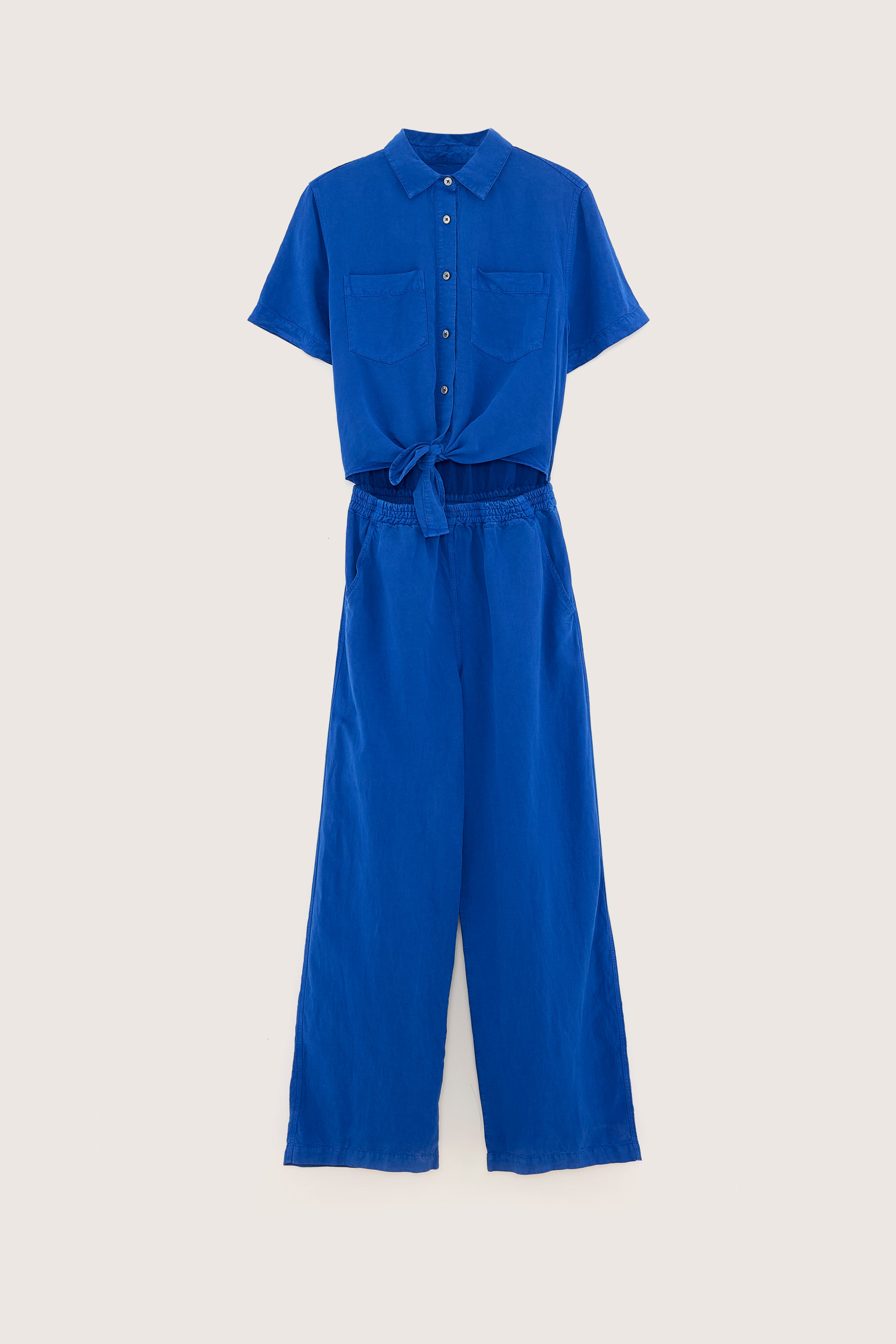 Pedra short-sleeve jumpsuit (251 / W / LAZULI)