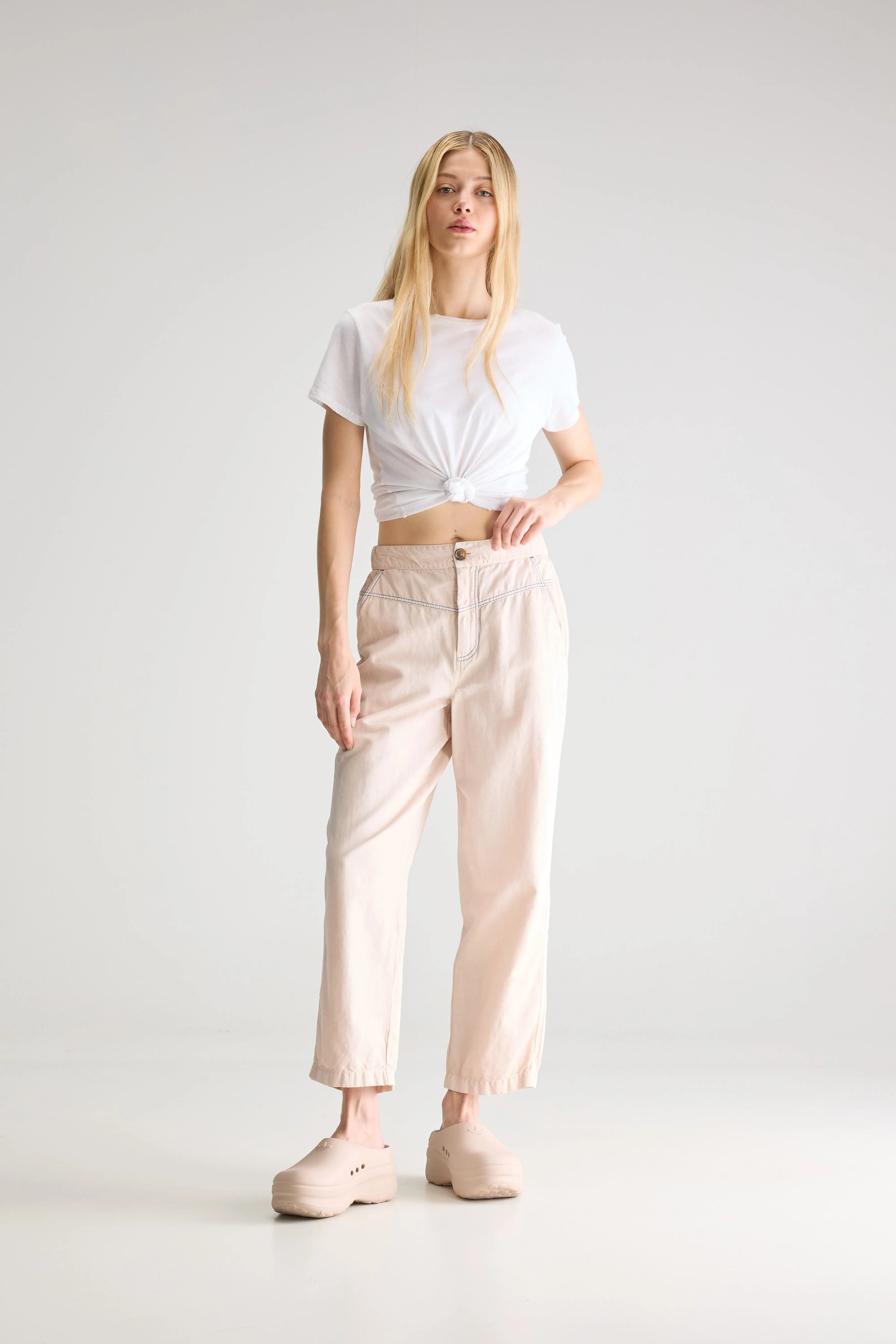 Walker Relaxed Trousers - Moon For Women | Bellerose