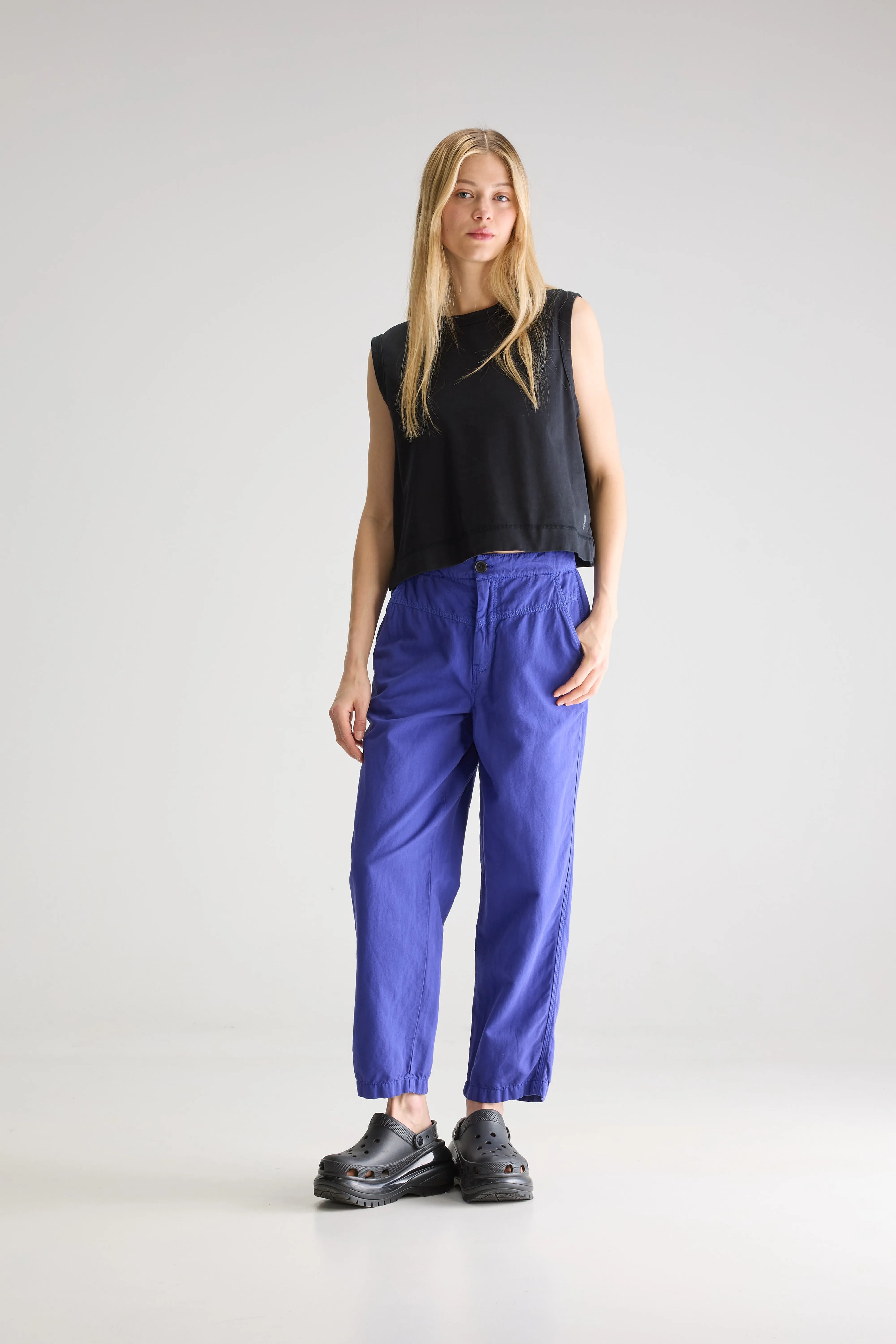 Walker Relaxed Trousers - Blueworker For Women | Bellerose