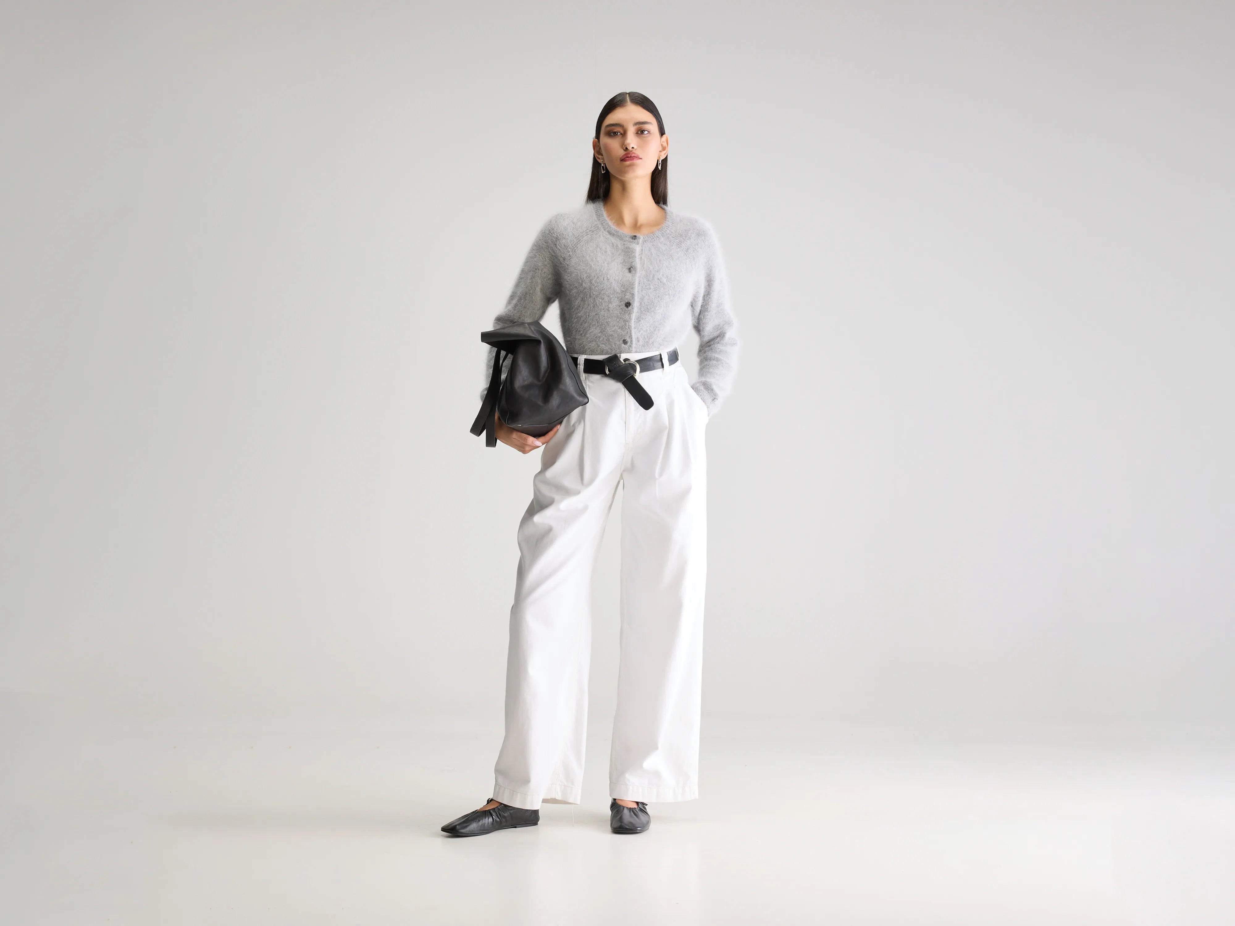 Pristine wide trousers (251 / W / WHITE)