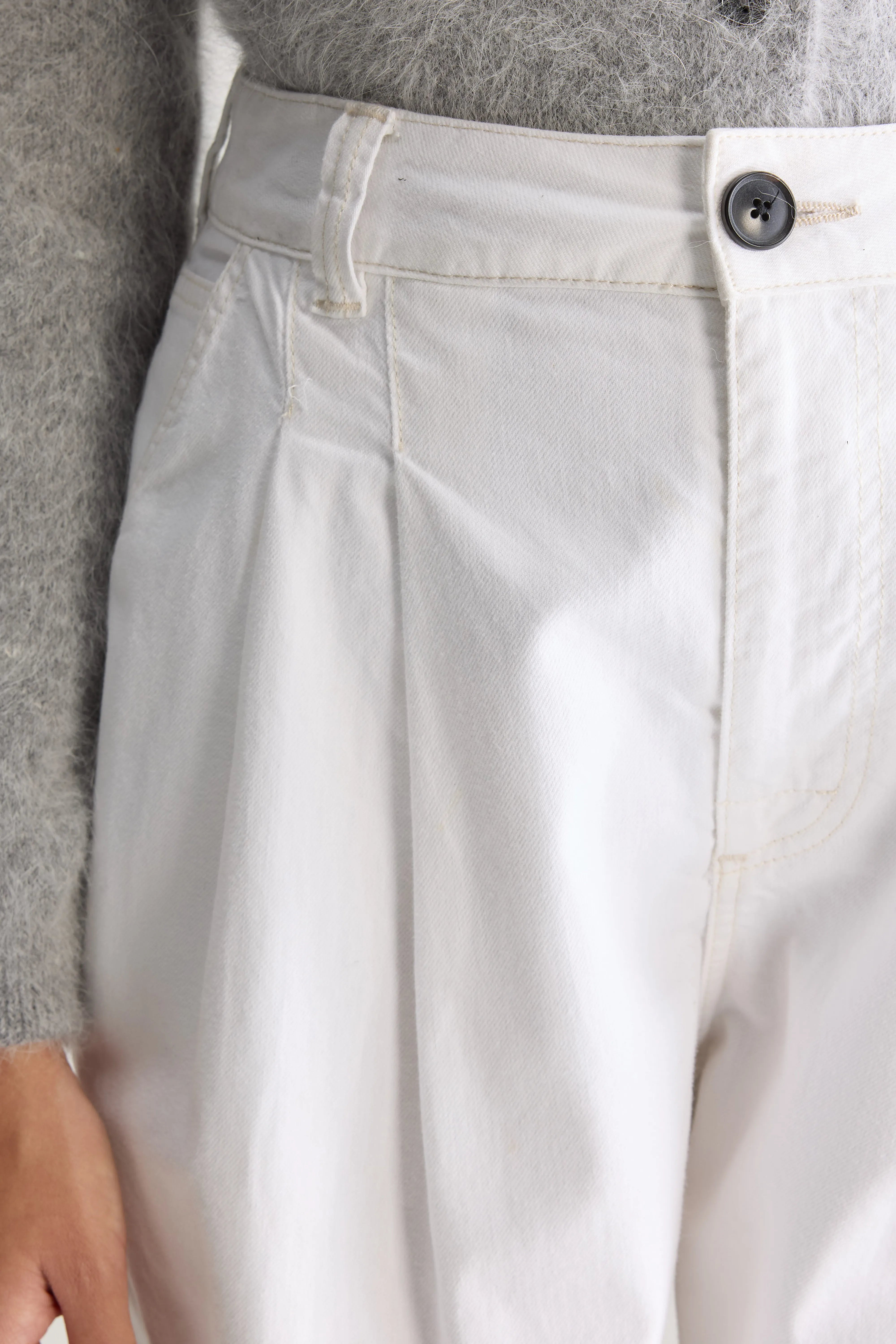 Pristine wide trousers (251 / W / WHITE)