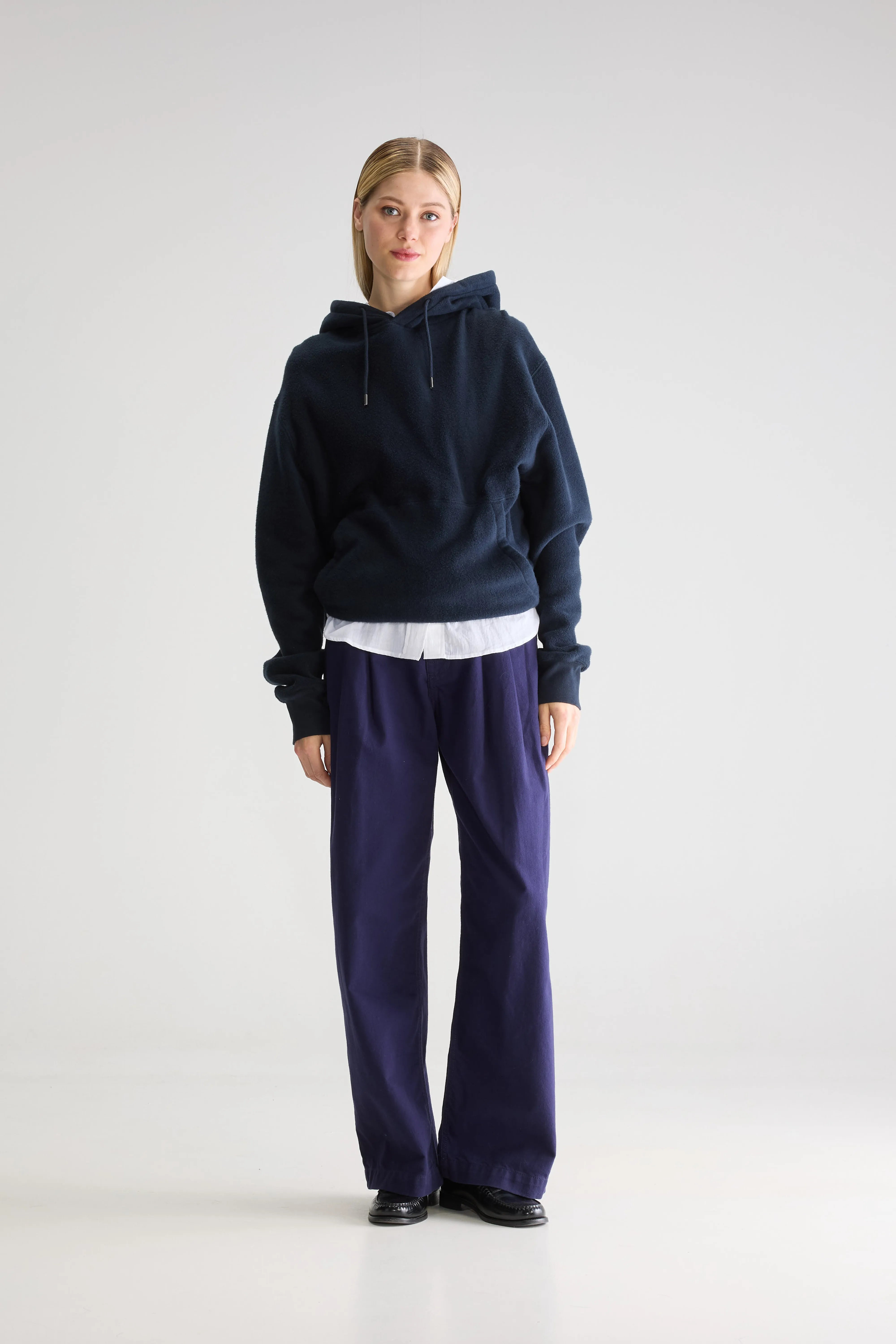 Pristine Wide Trousers - Ink For Women | Bellerose