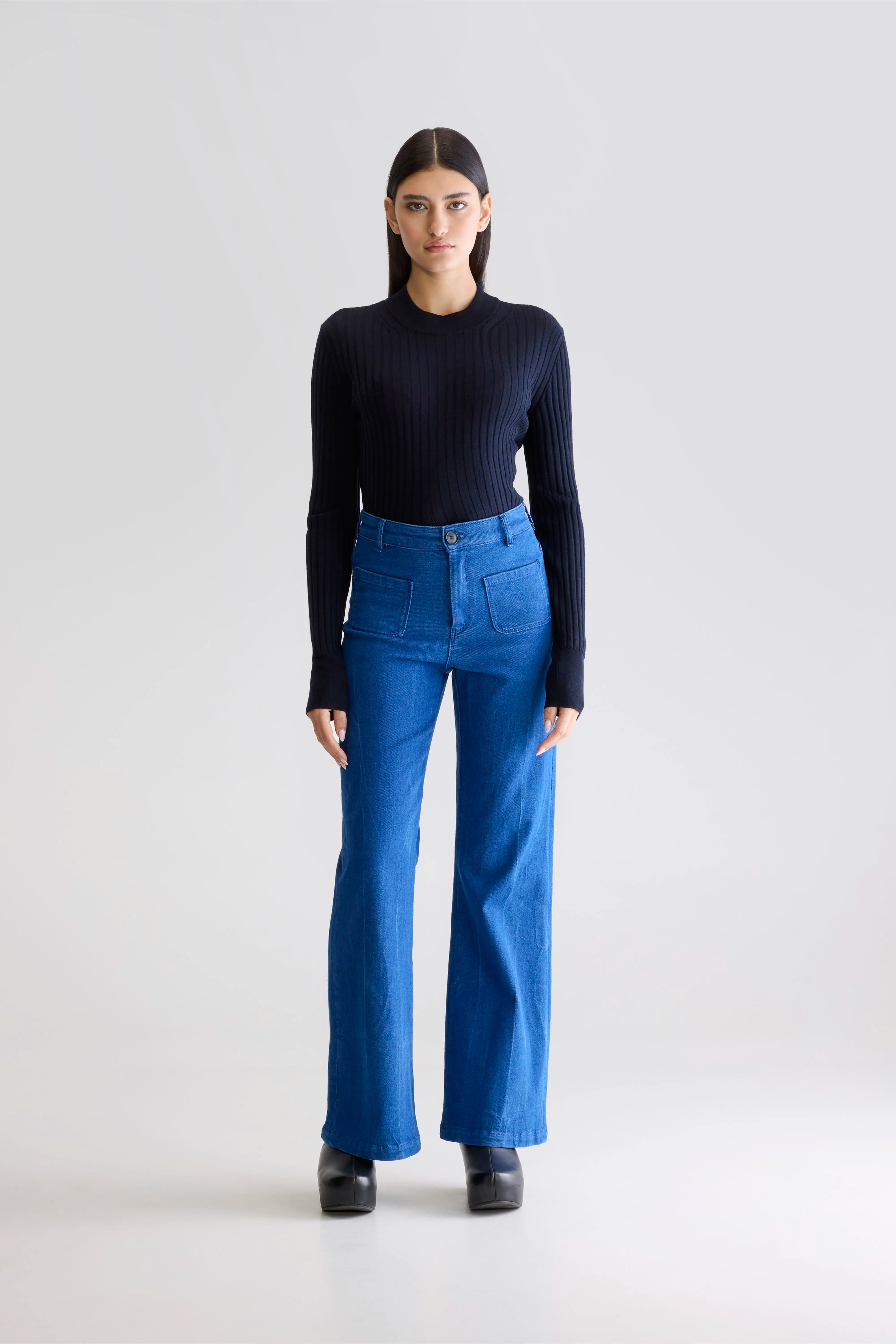 Park Flared Broek - One wash Voor Dames | Bellerose