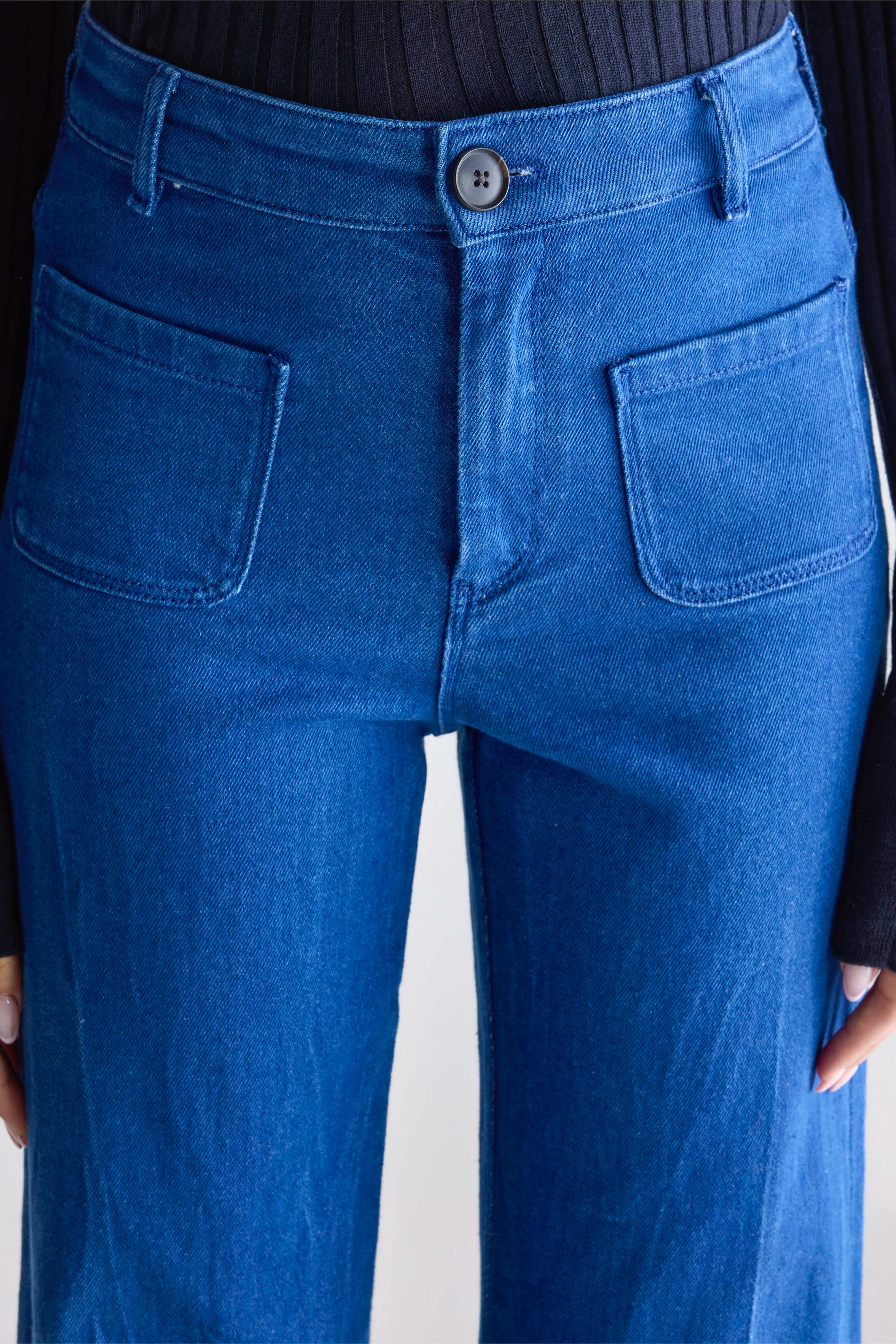 Park flared broek (252 / W / ONE WASH)