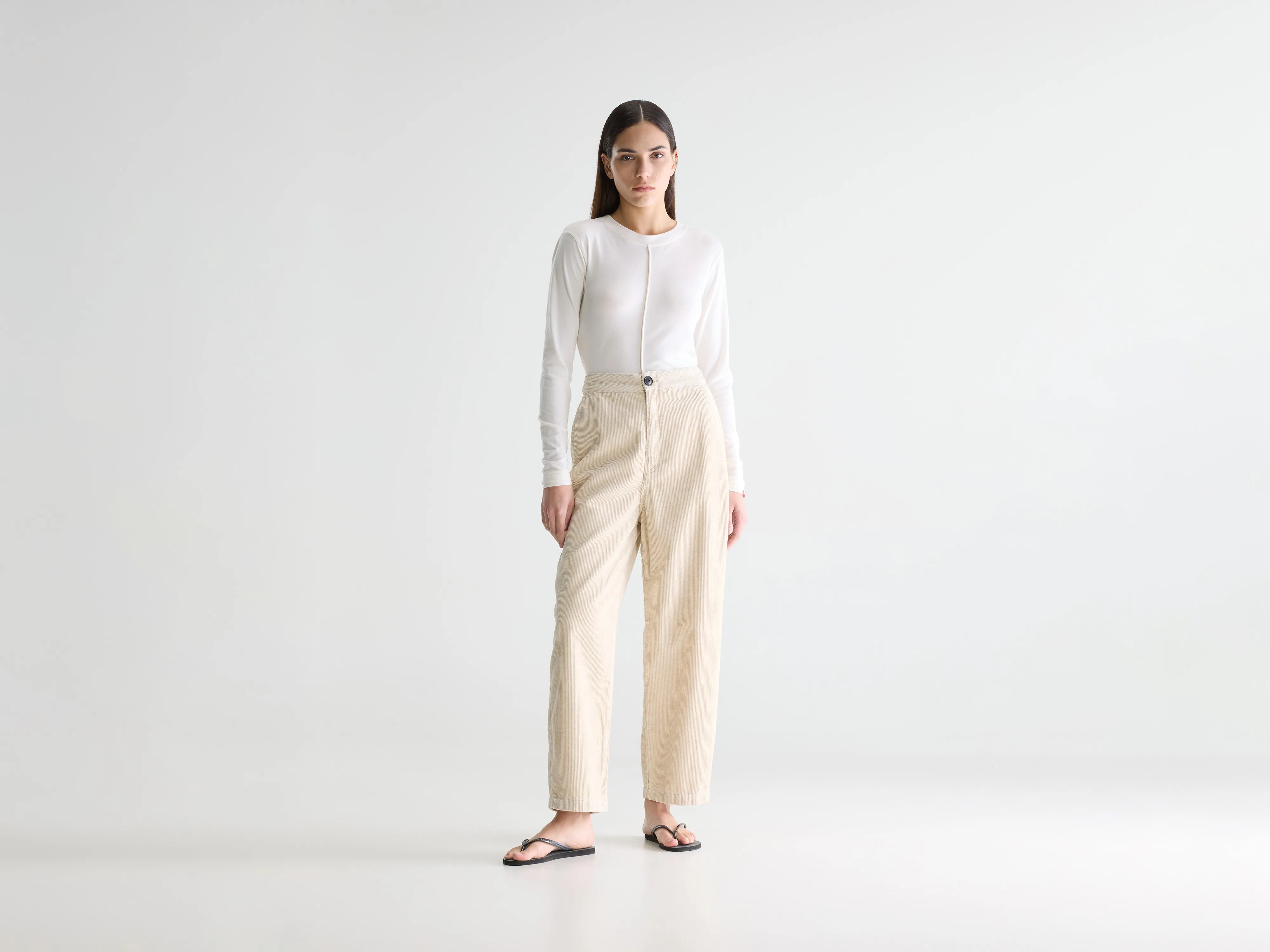 Pasop relaxed trousers (251 / W / CALCAIRE)