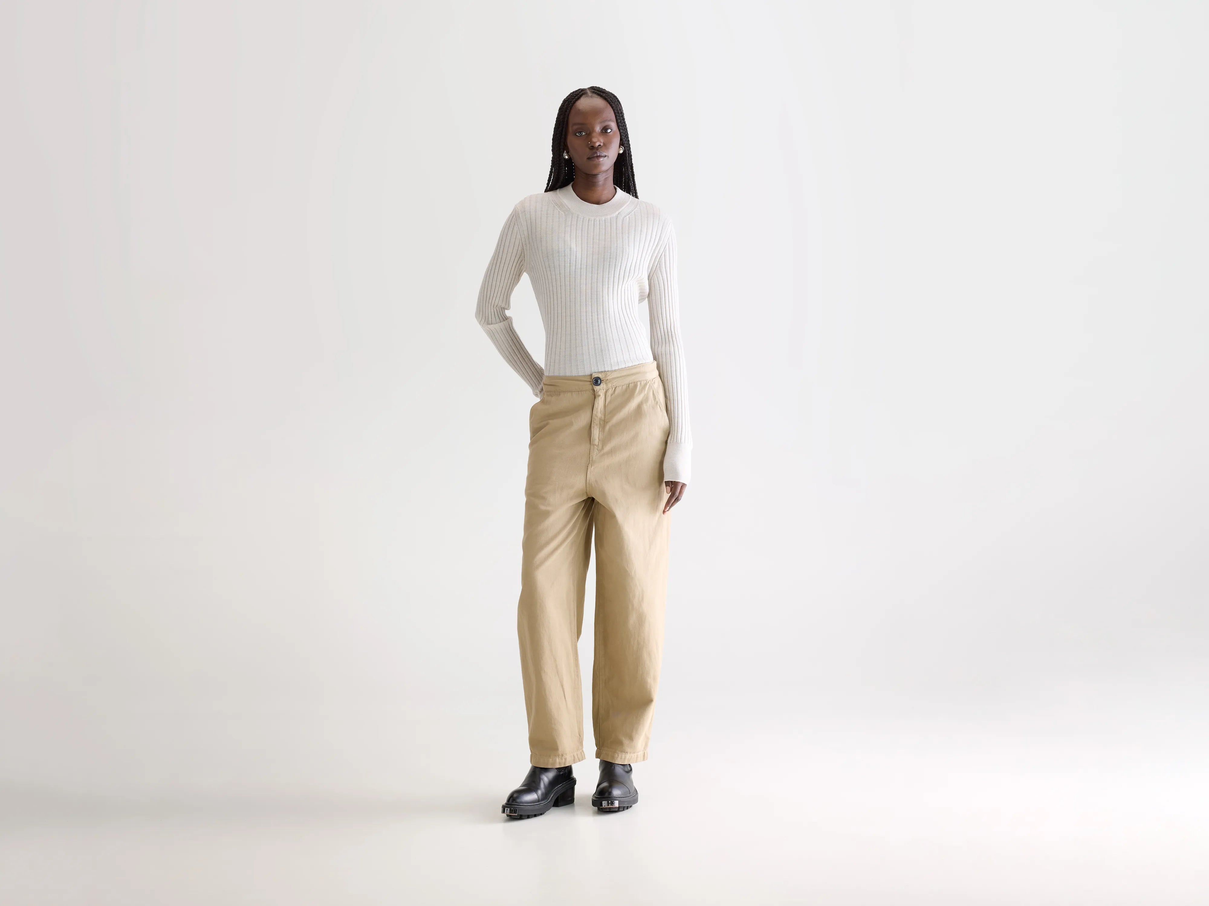 Pantalon décontracté Pasop (252 / W / CLAY)